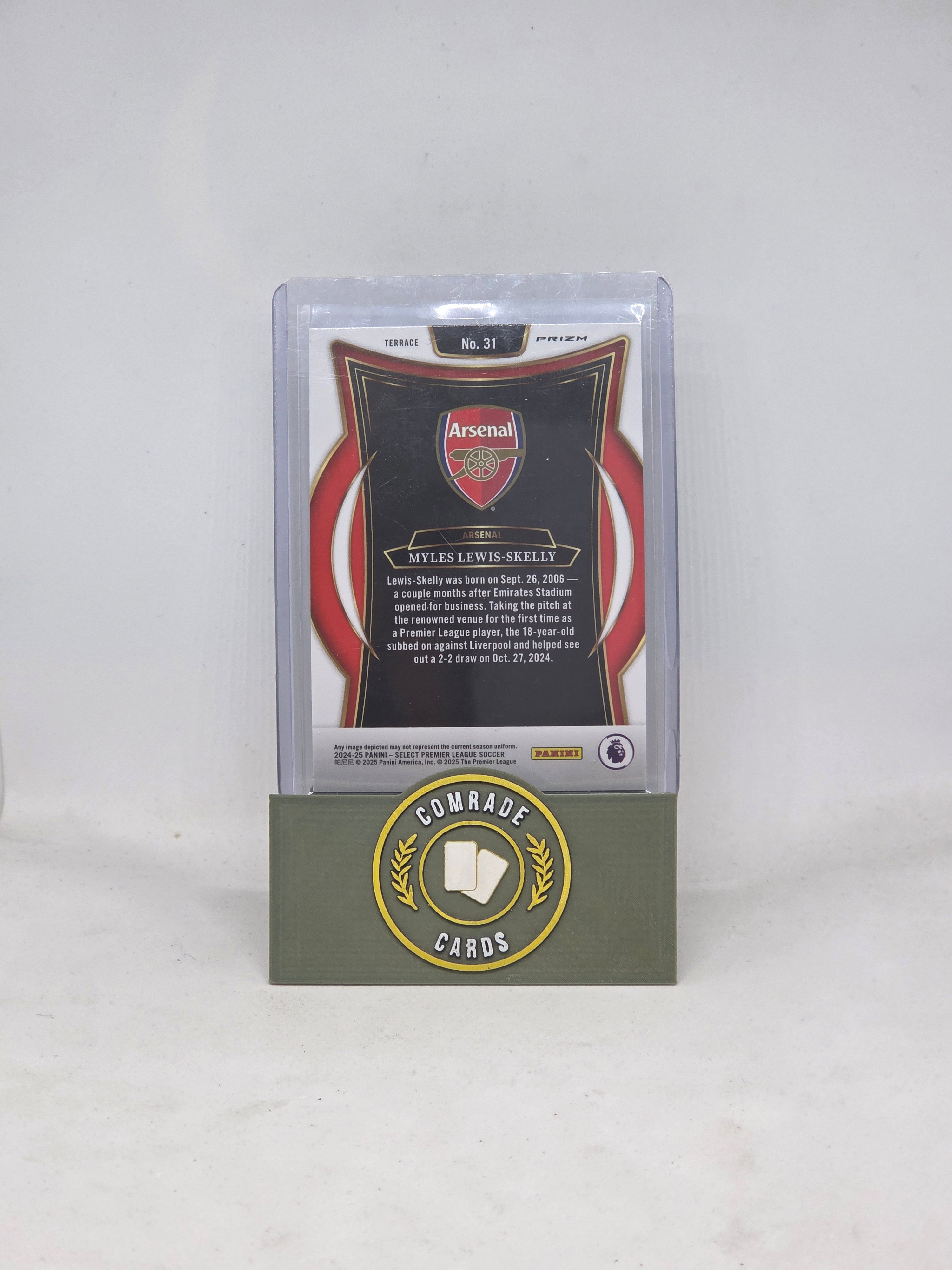 Myles Lewis-Skelly (Arsenal) White Sparkle SSP Select Premier League 2024-2025