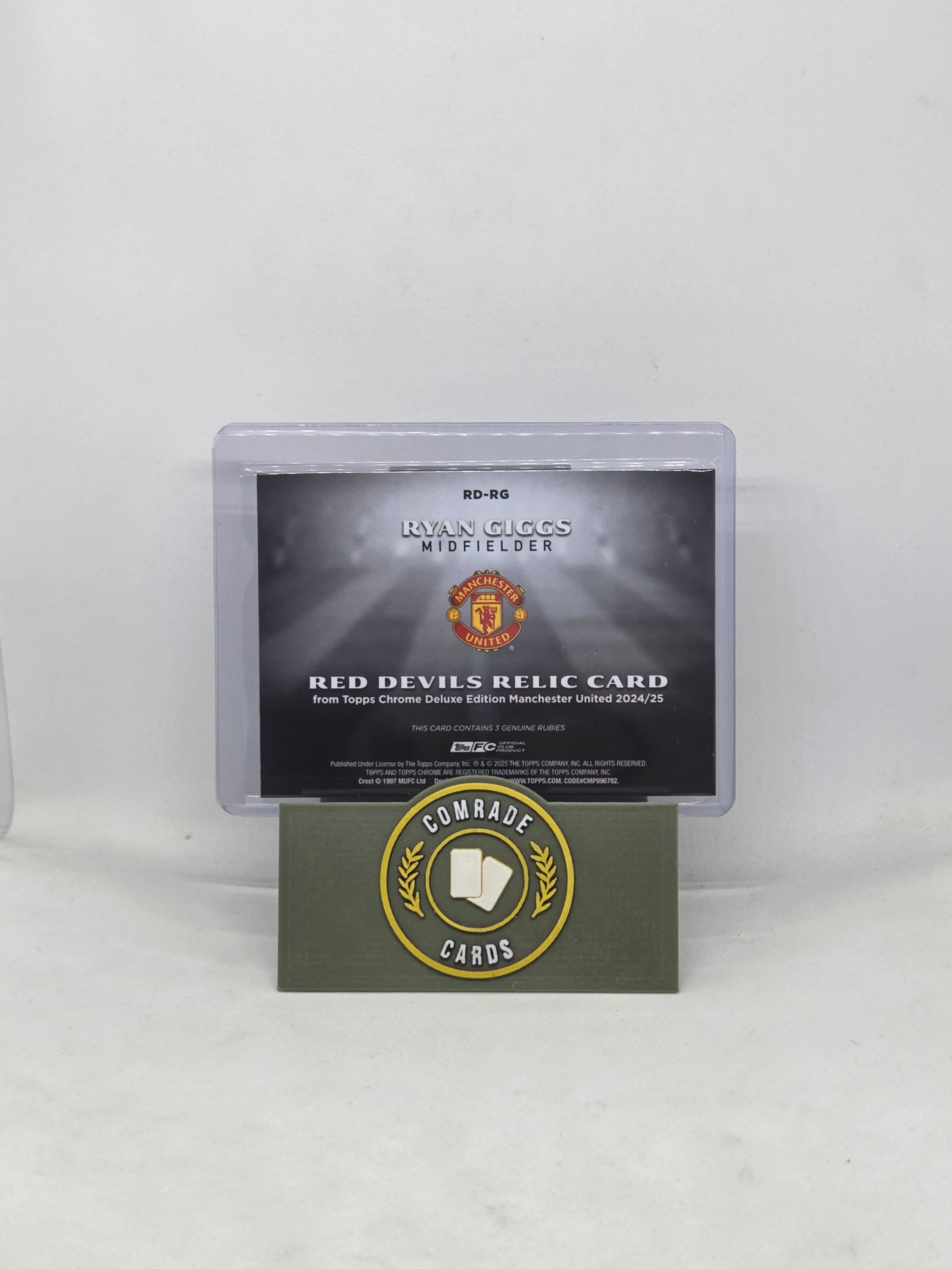 Ryan Giggs (Man United) 04/25 Relic Topps Chrome Man United 2024-2025