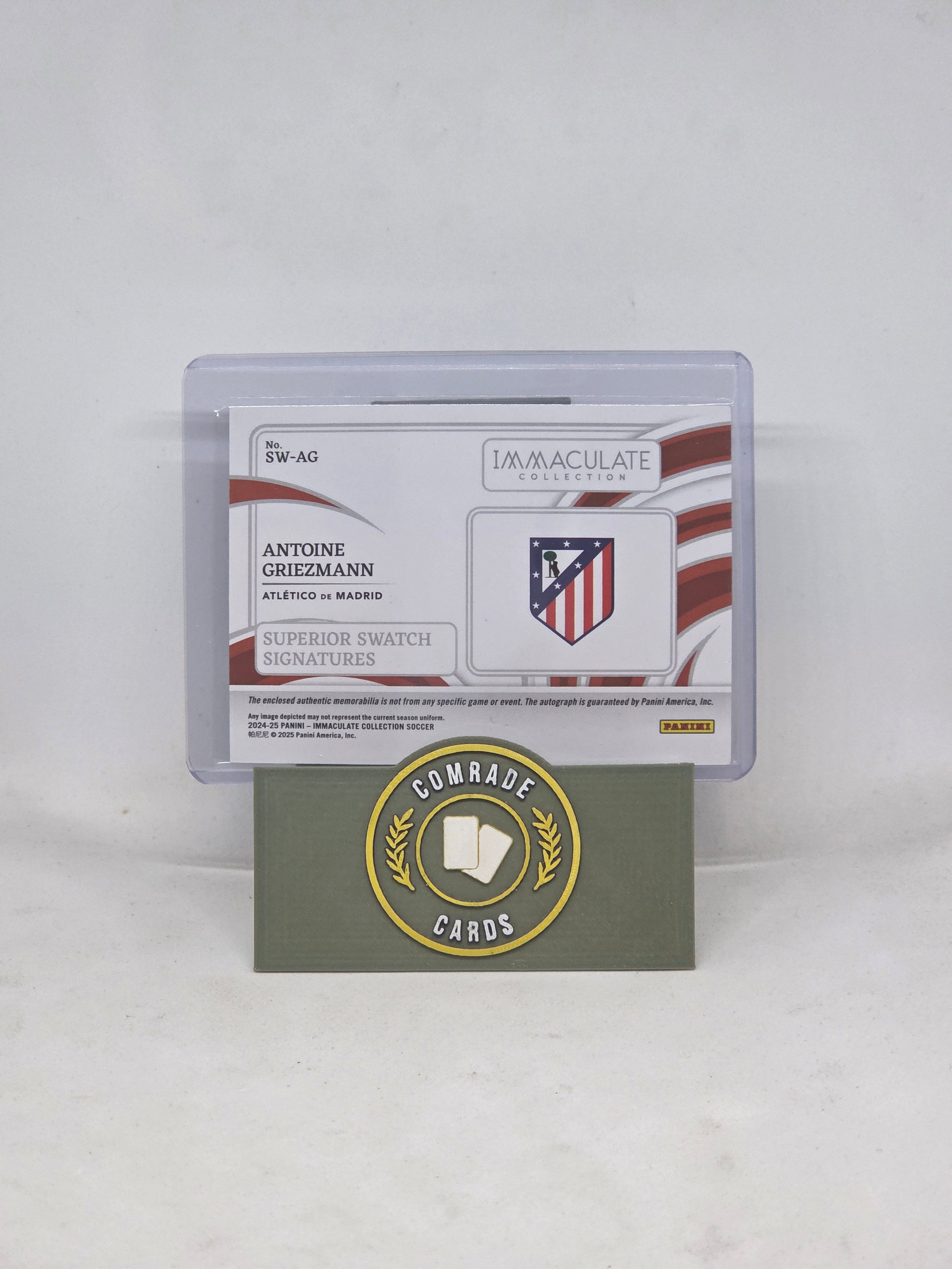 Antoine Griezmann (Athletico Madrid) 5/5 Auto/Patch Immaculate 2024-2025