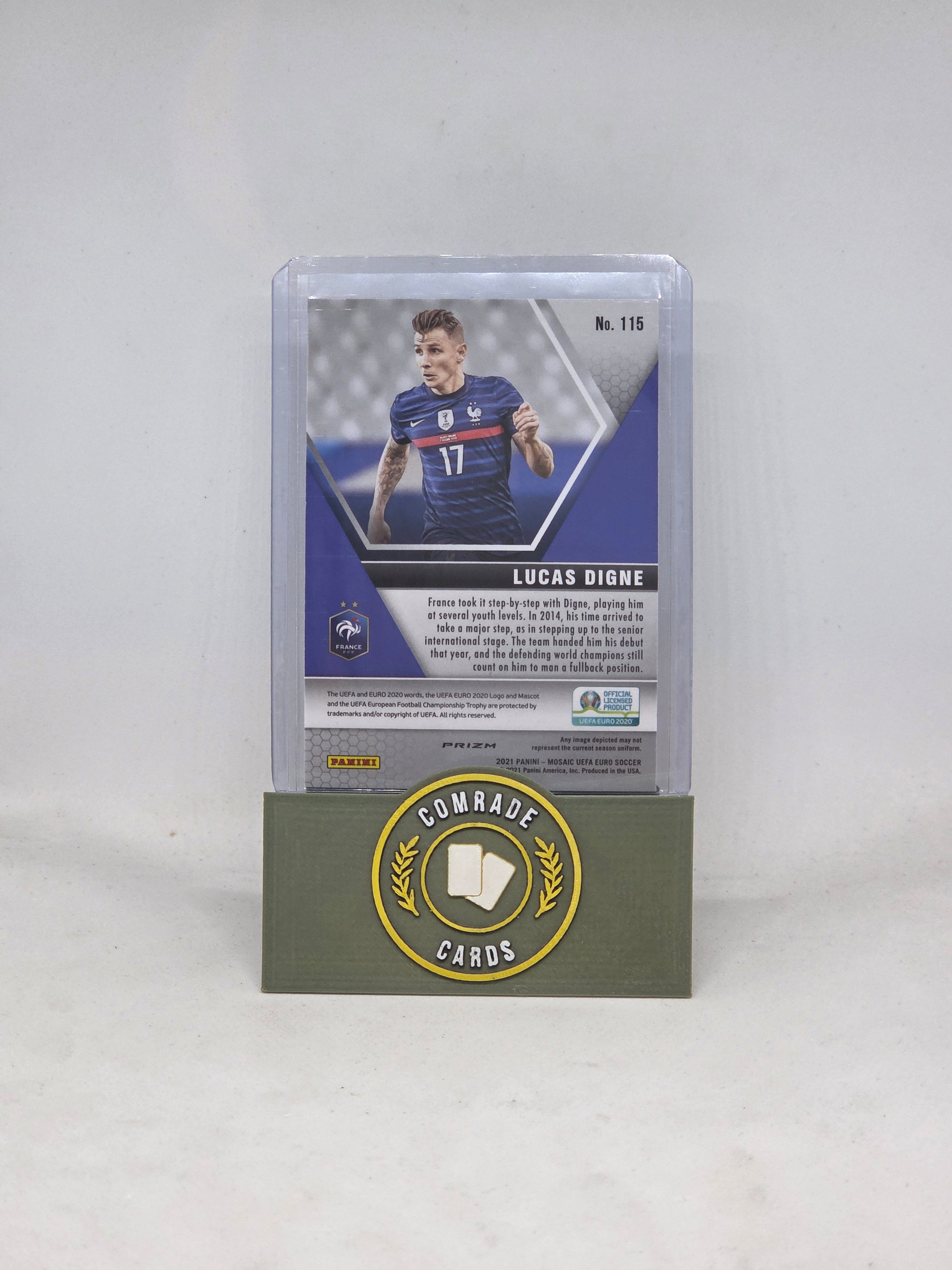 Lucas Digne (France) Peacock SSP Mosaic Euro 2020