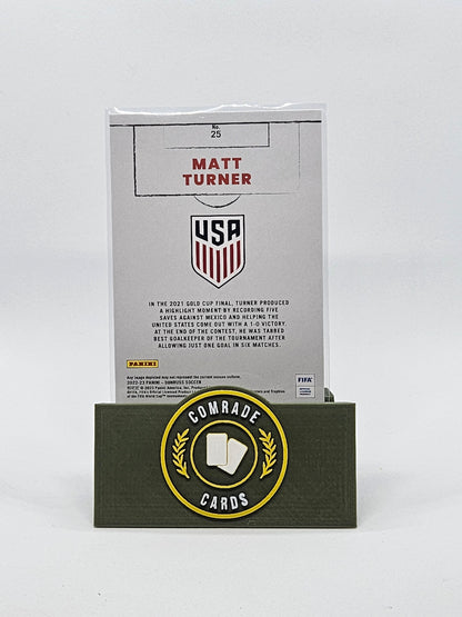 Matt Turner (USA) - Insert Donruss Soccer 2022-2023