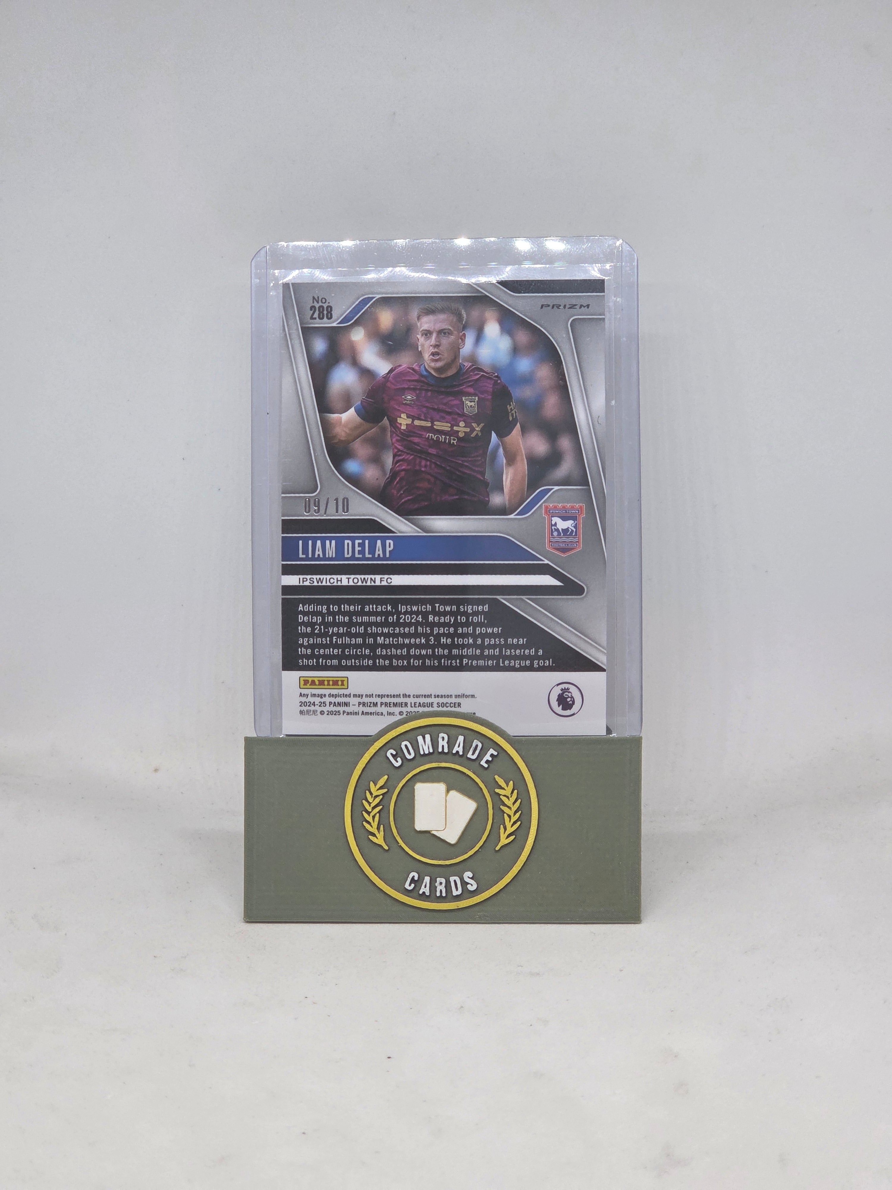 Liam Delap (Ipswich) 09/10 Prizm Premier League 2024-2025