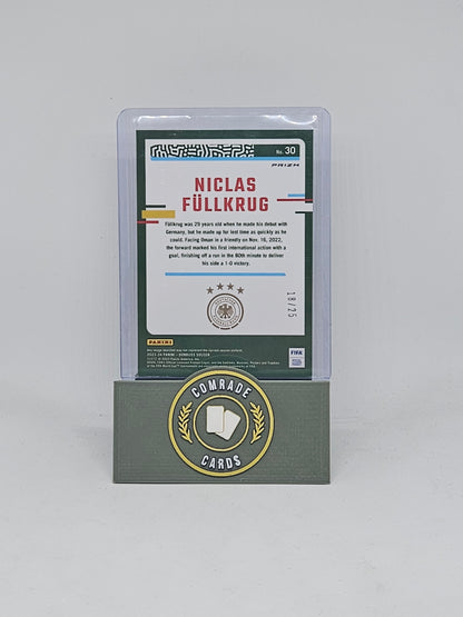 Niclas Fullkrug (Germany) 18/25 Donruss Soccer 2023-2024