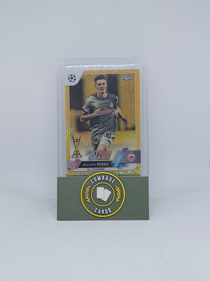 Benjamin Sesko (Leipzig) 13/50 Topps Chrome 2022-2023