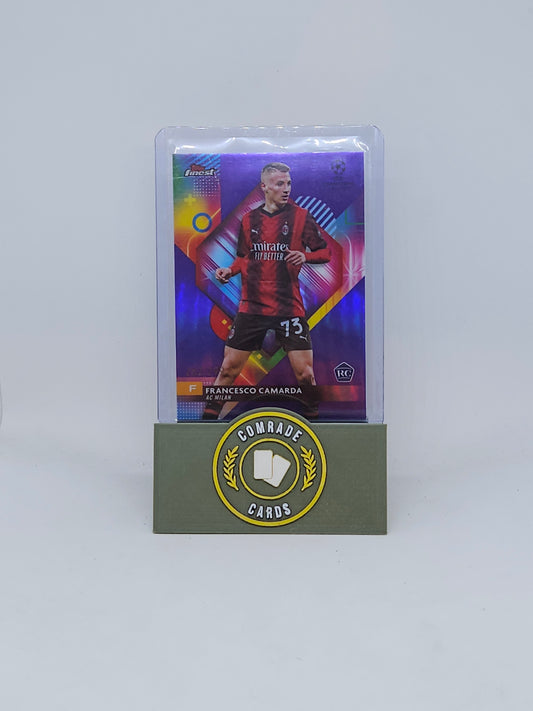 Francesco Camarda (AC Milan)  262/299 RC Topps Finest 2023-2024