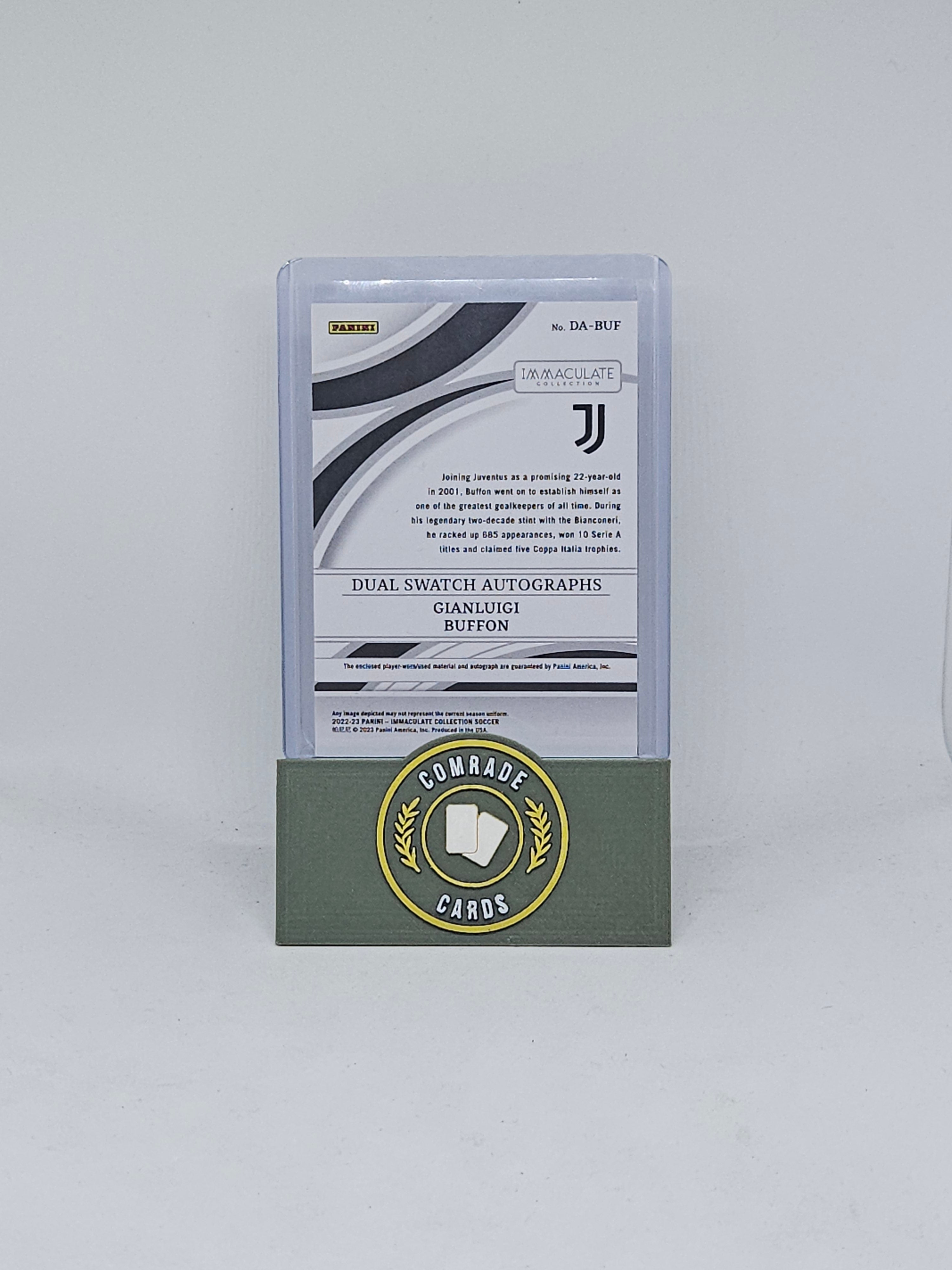 Gianluigi Buffon (Juventus) 15/25 Autographed/Patch Immaculate 2022-2023