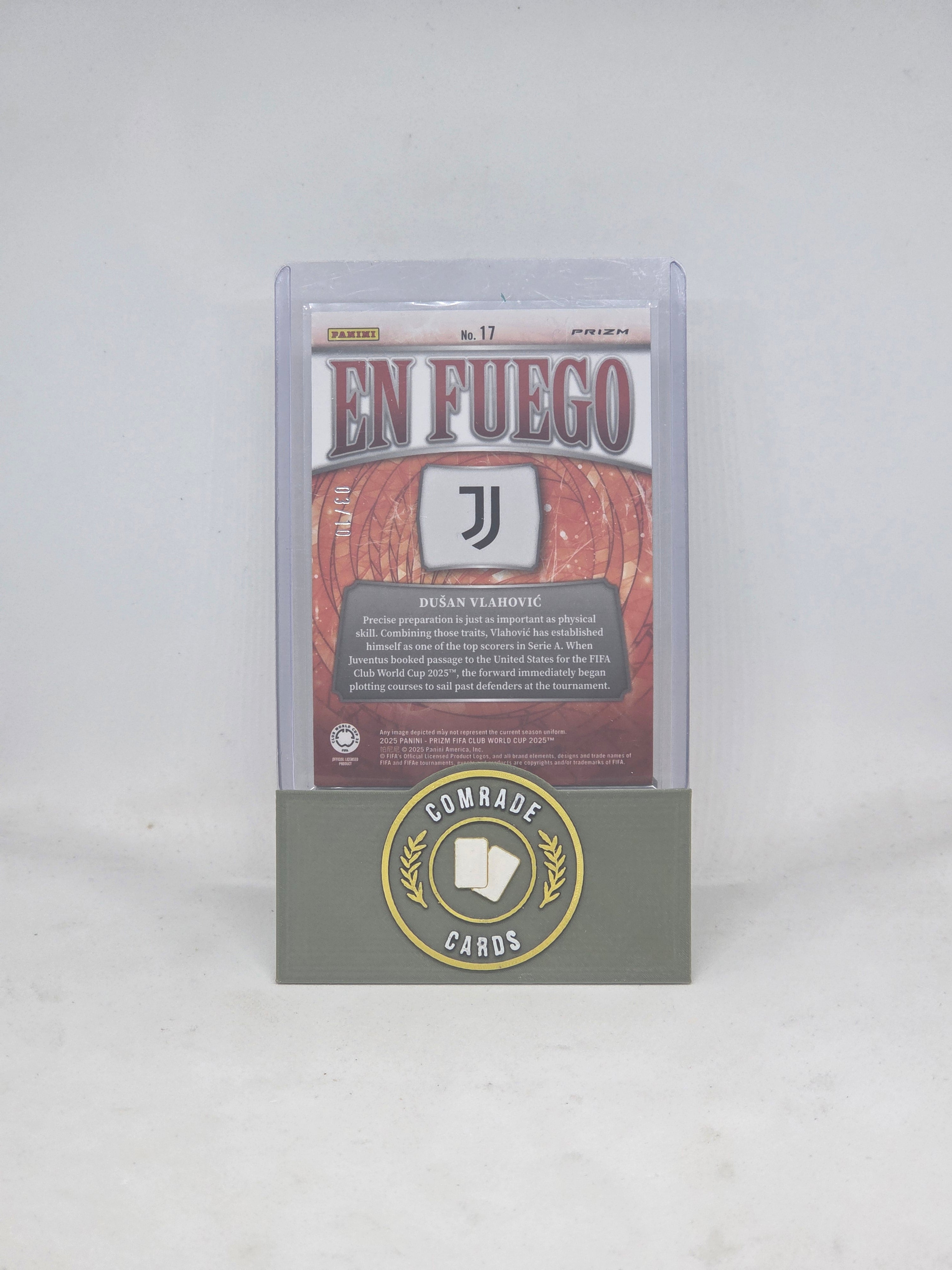 Dusan Vlahovic (Juventus) 03/10 Prizm World Club Cup 2025