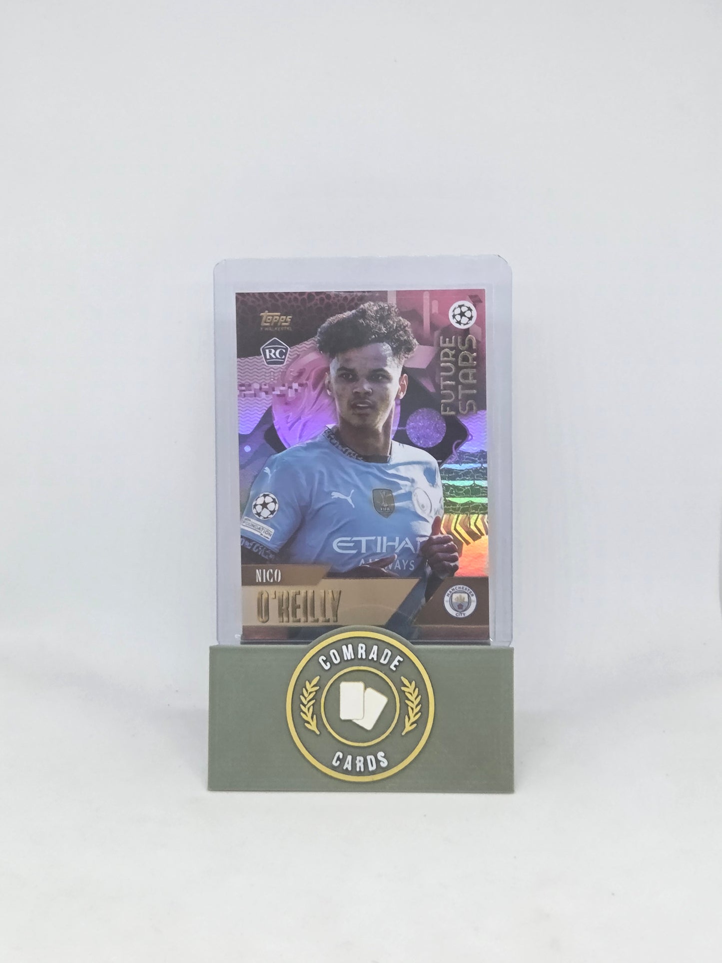 Nico O'Reilly (Man City) 18/75 Topps Gold 2023-2024