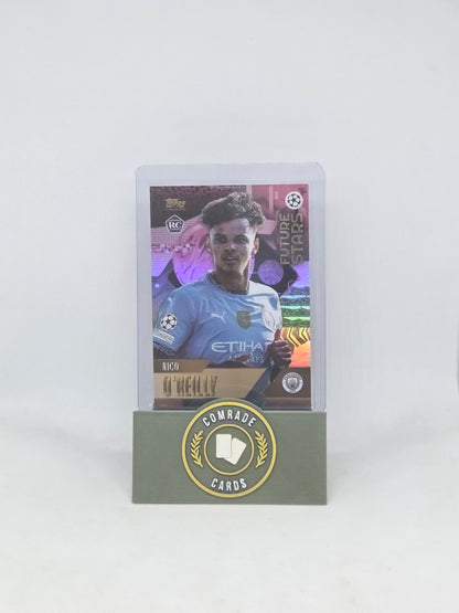 Nico O'Reilly (Man City) 18/75 Topps Gold 2023-2024
