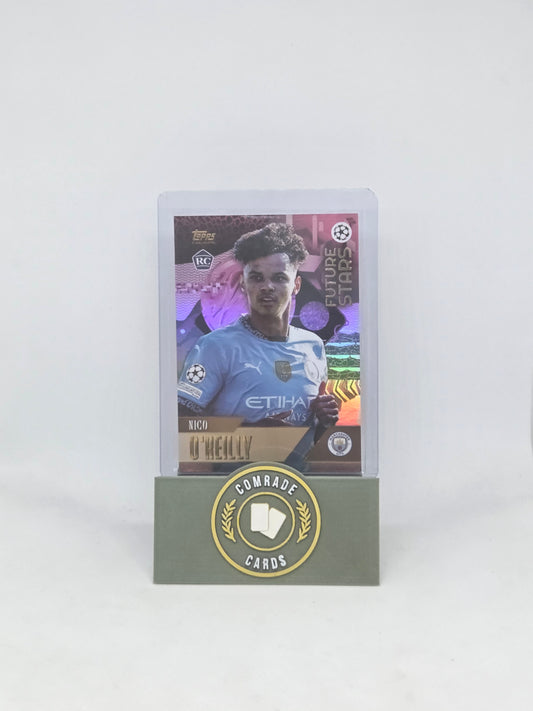 Nico O'Reilly (Man City) 18/75 Topps Gold 2023-2024