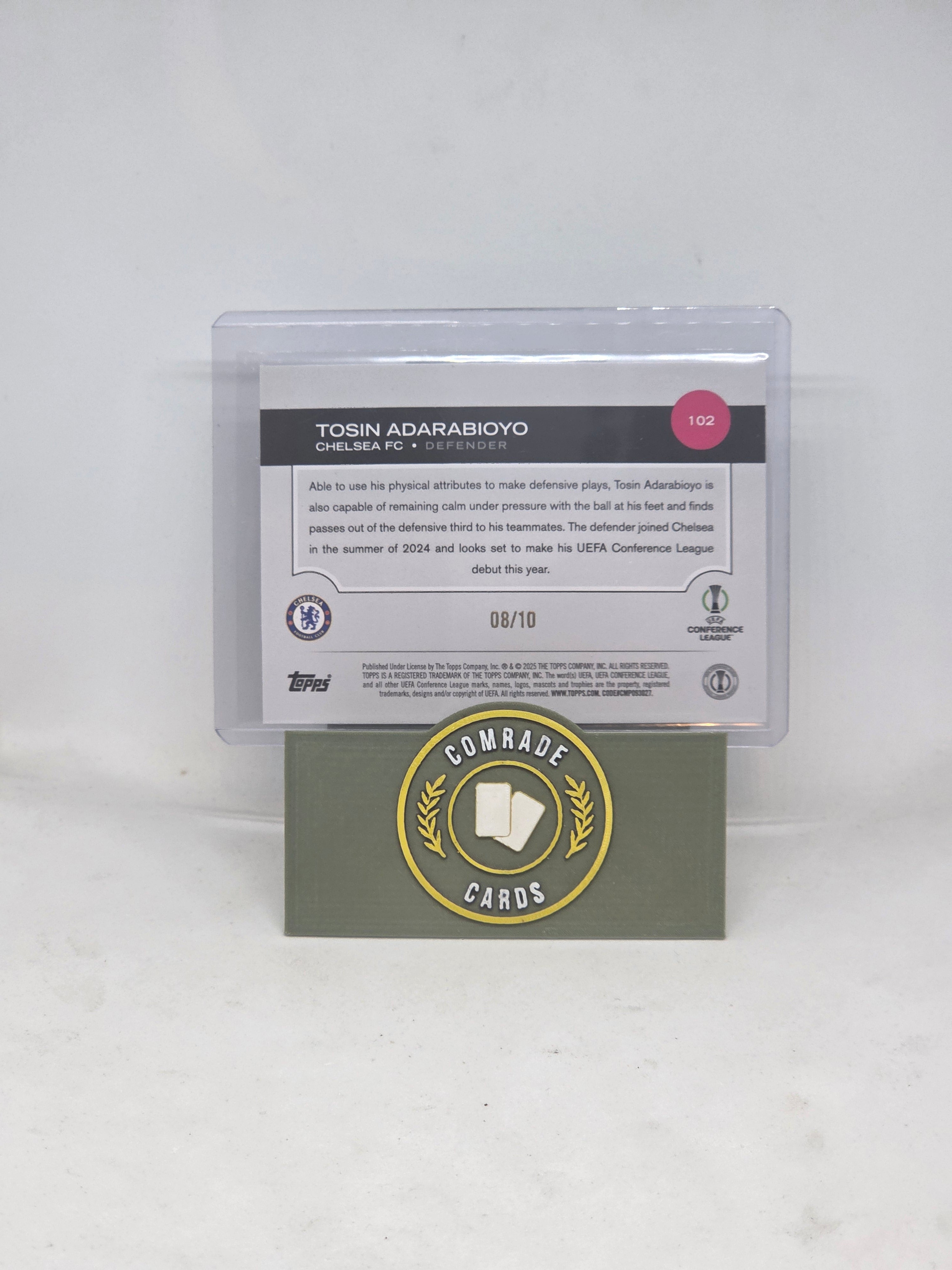 Tosin Adarabioyo (Chelsea) 08/10 Topps UCC 2024-2025