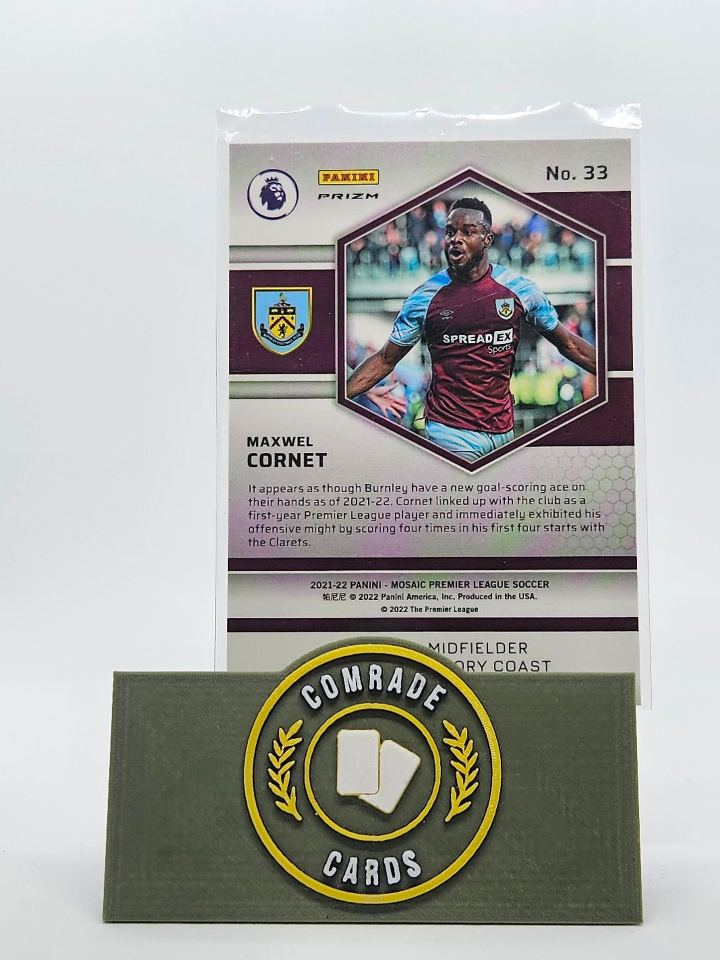 Maxwel Cornet (Burnley) - Parallel Mosaic Premier League 2021-2022