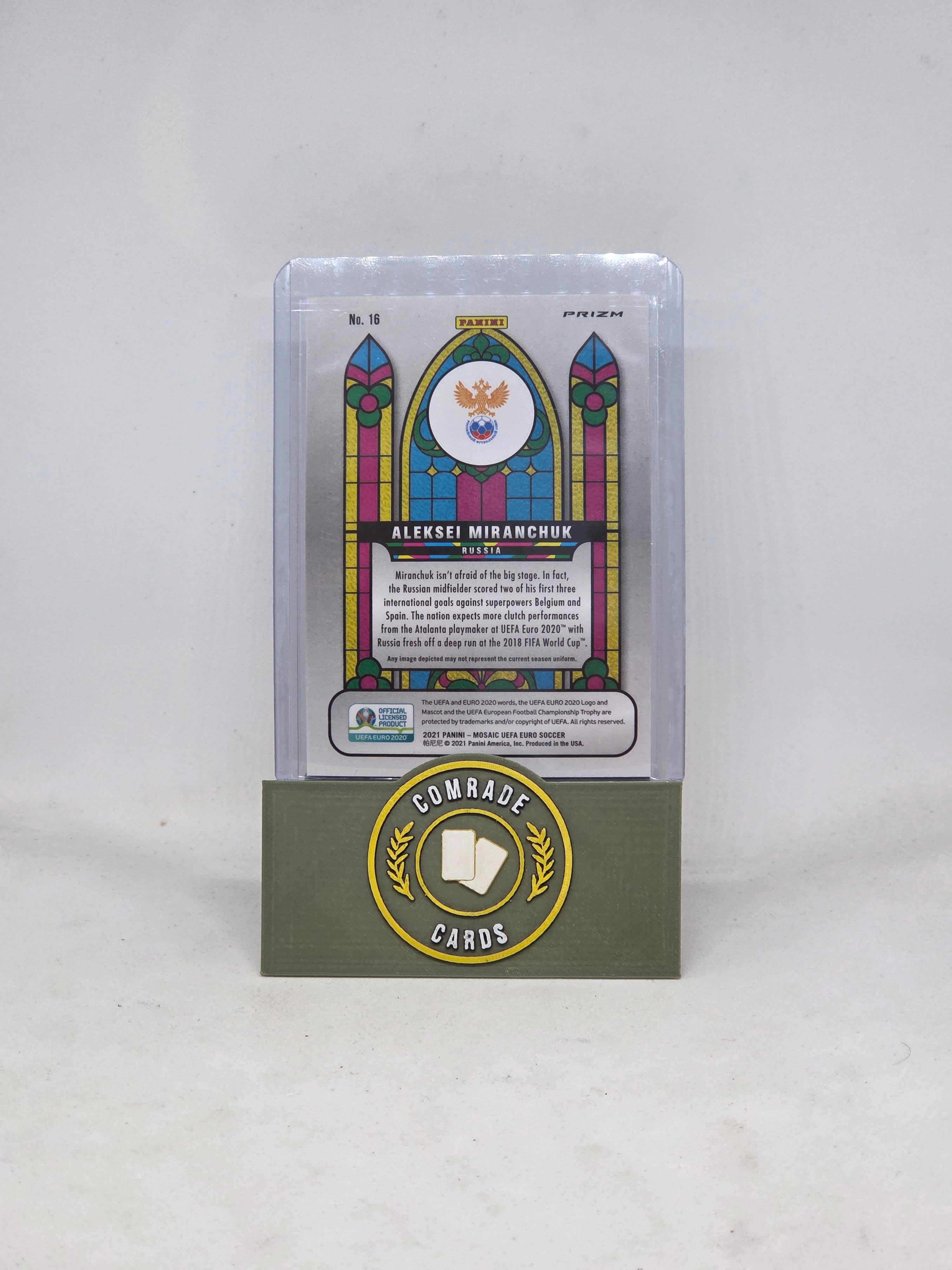 Aleksei Miranchuk (Russia) Stained Glass SSP Mosaic Euro 2020