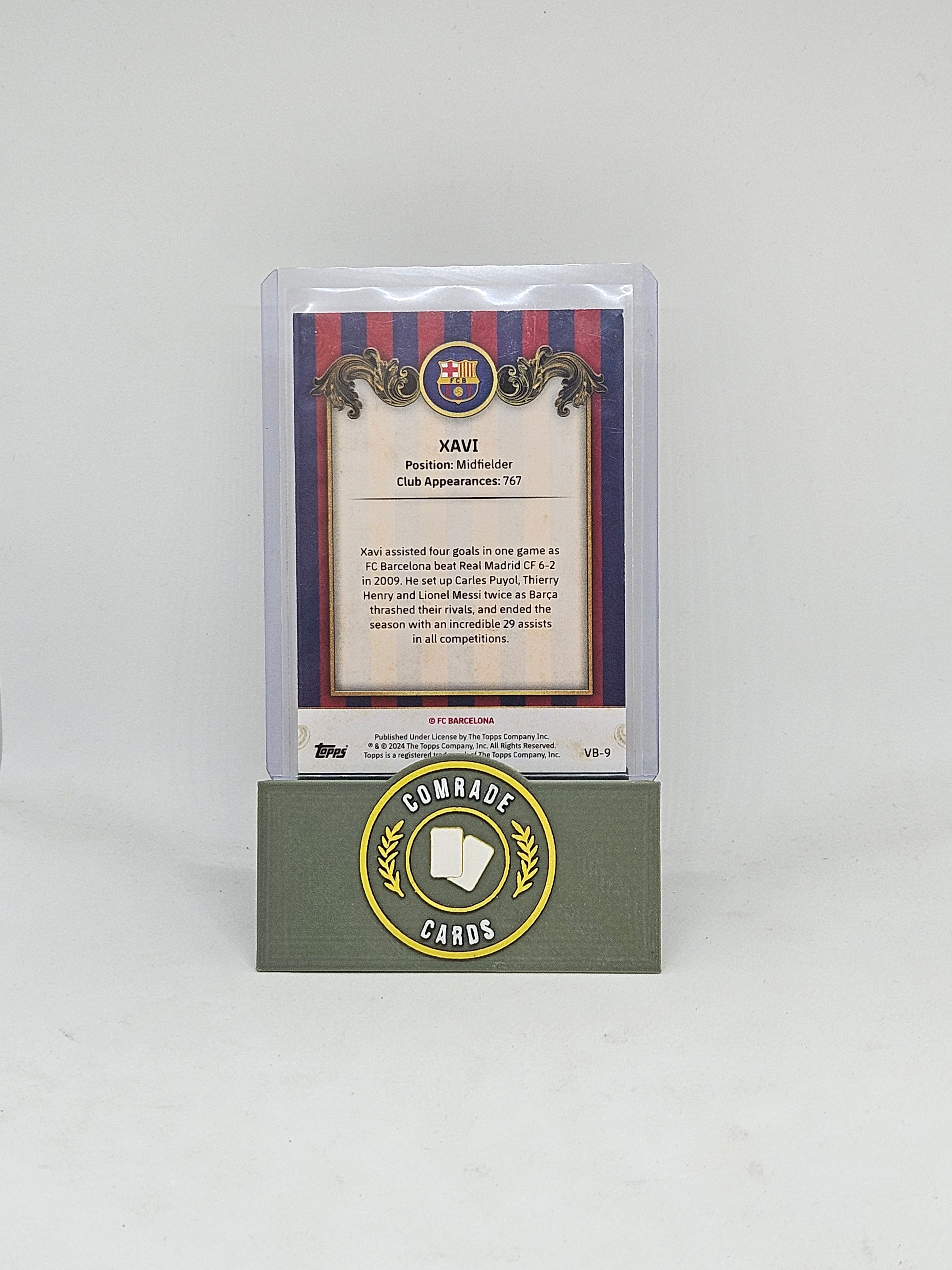 Xavi (Barcelona) 03/10 Topps Barcelona Set 2023-2024
