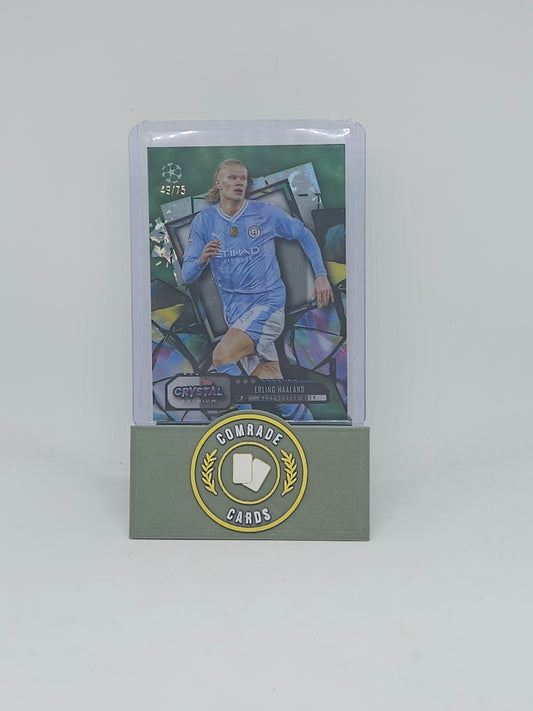 Erling Haaland (Man City) 49/75 Topps Crystal 2023-2024