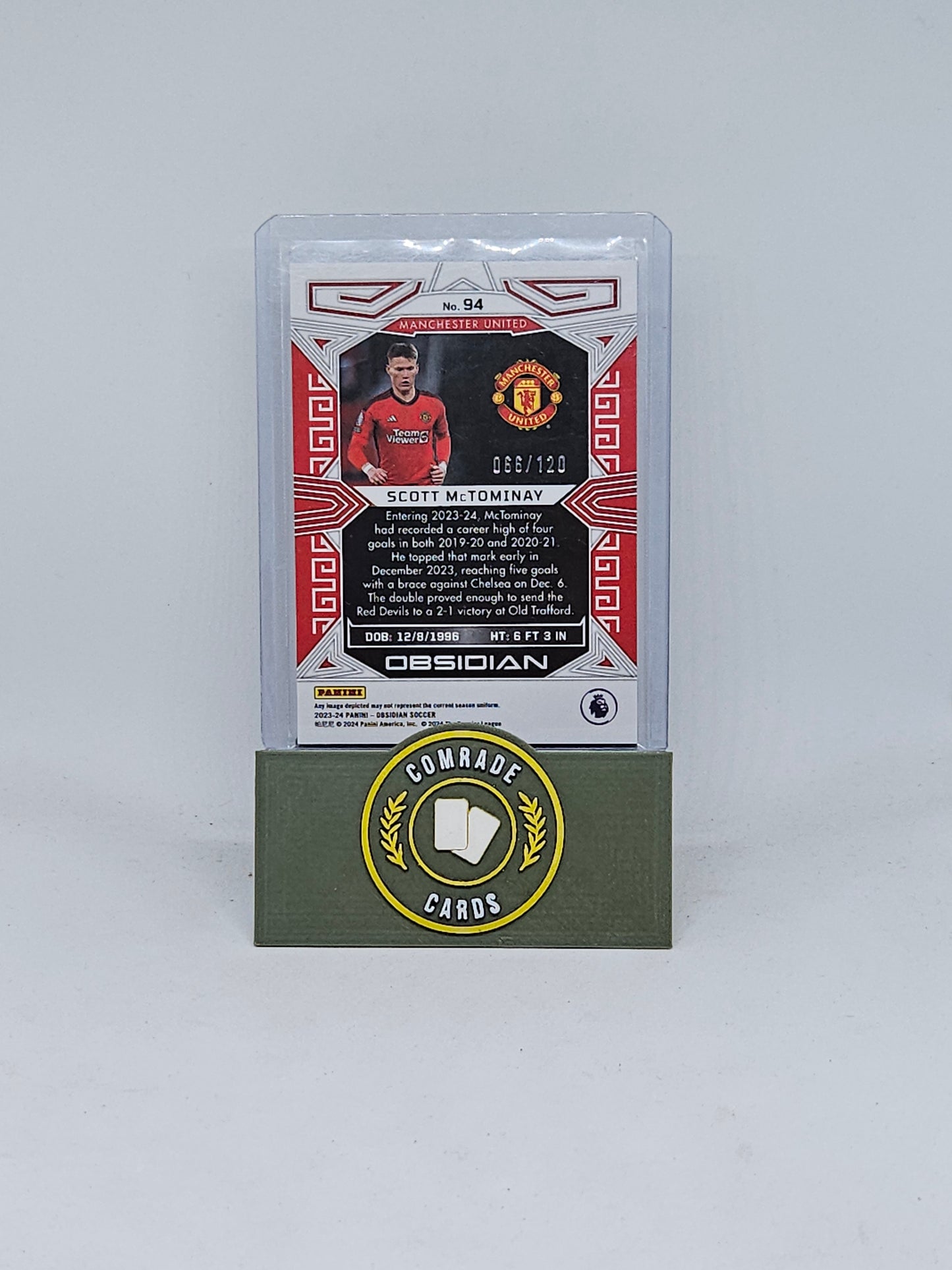Scott Mctominay (Man United) 066/120 Obsidian 2023-2024