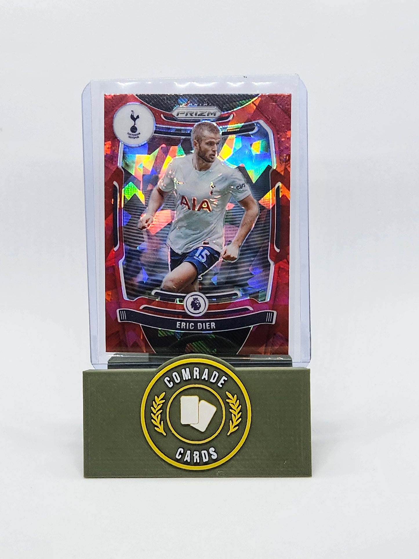 Eric Dier (Tottenham) Red Ice Parallel Prizm Premier League 2021-2022