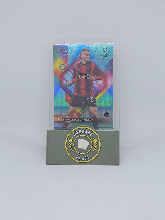 Francesco Camarda (AC Milan) 127/250 Topps Finest 2023-2024