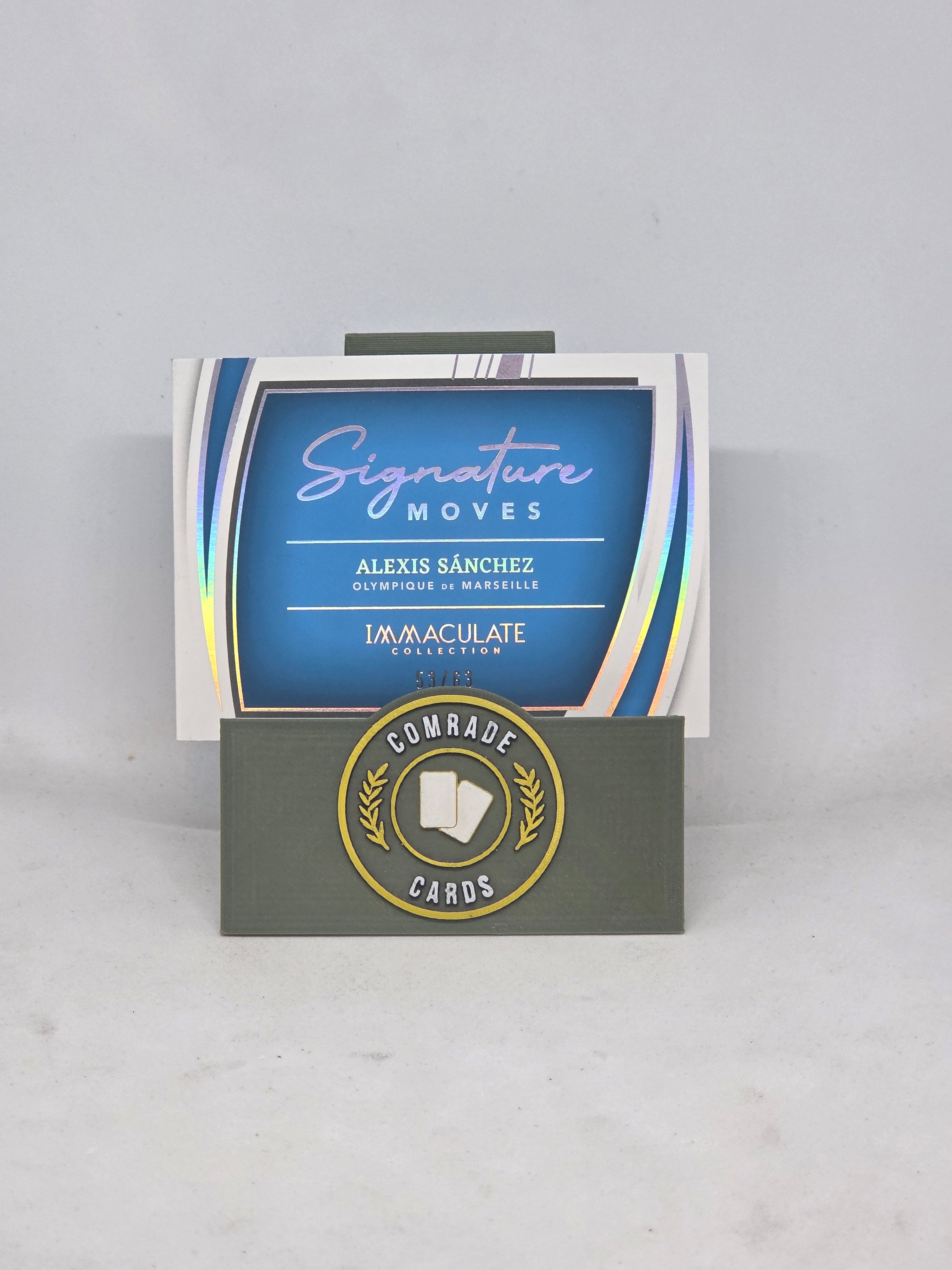 Alexis Sanchez (Marseille) 53/63 Autographed Booklet Immaculate 2022-2023