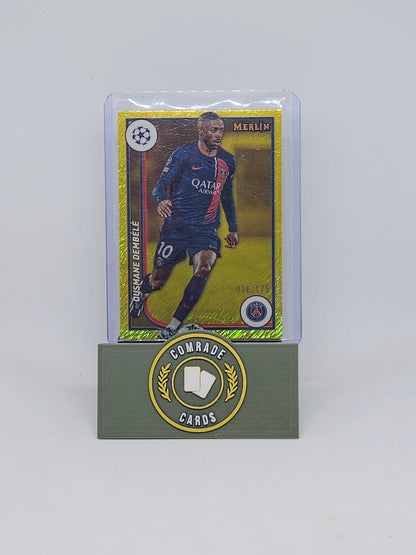 Ousamane Dembele (PSG) 016/175 Topps Merlin Chrome 2023-2024