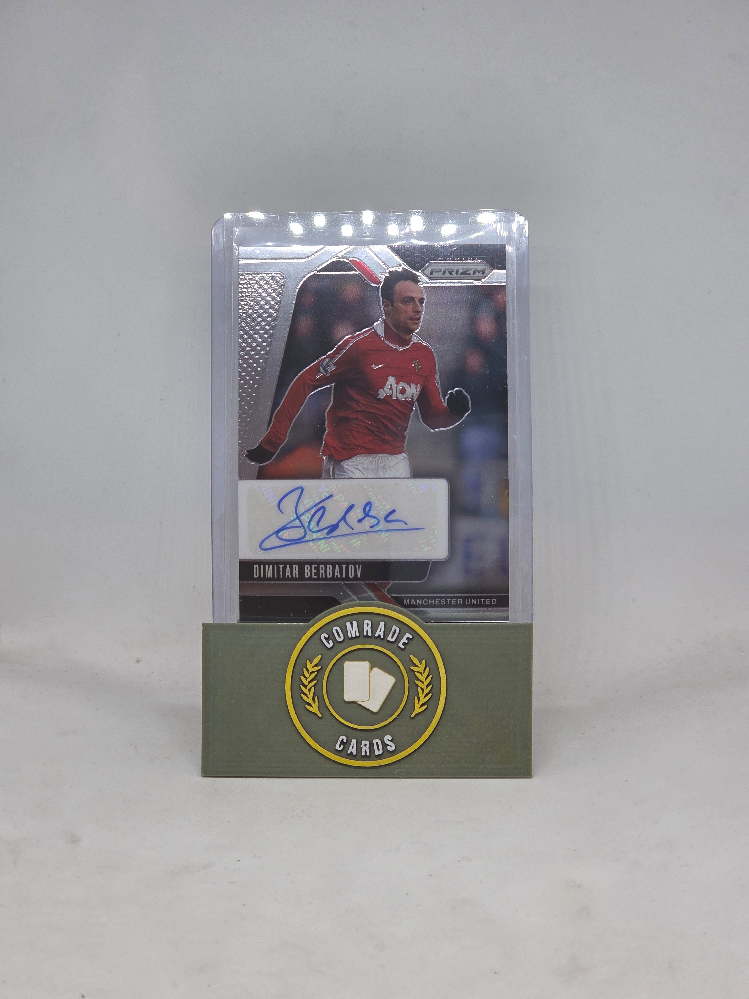 Dimitar Berbatov (Man United) Autographed Card Prizm Premier League 2024-2025