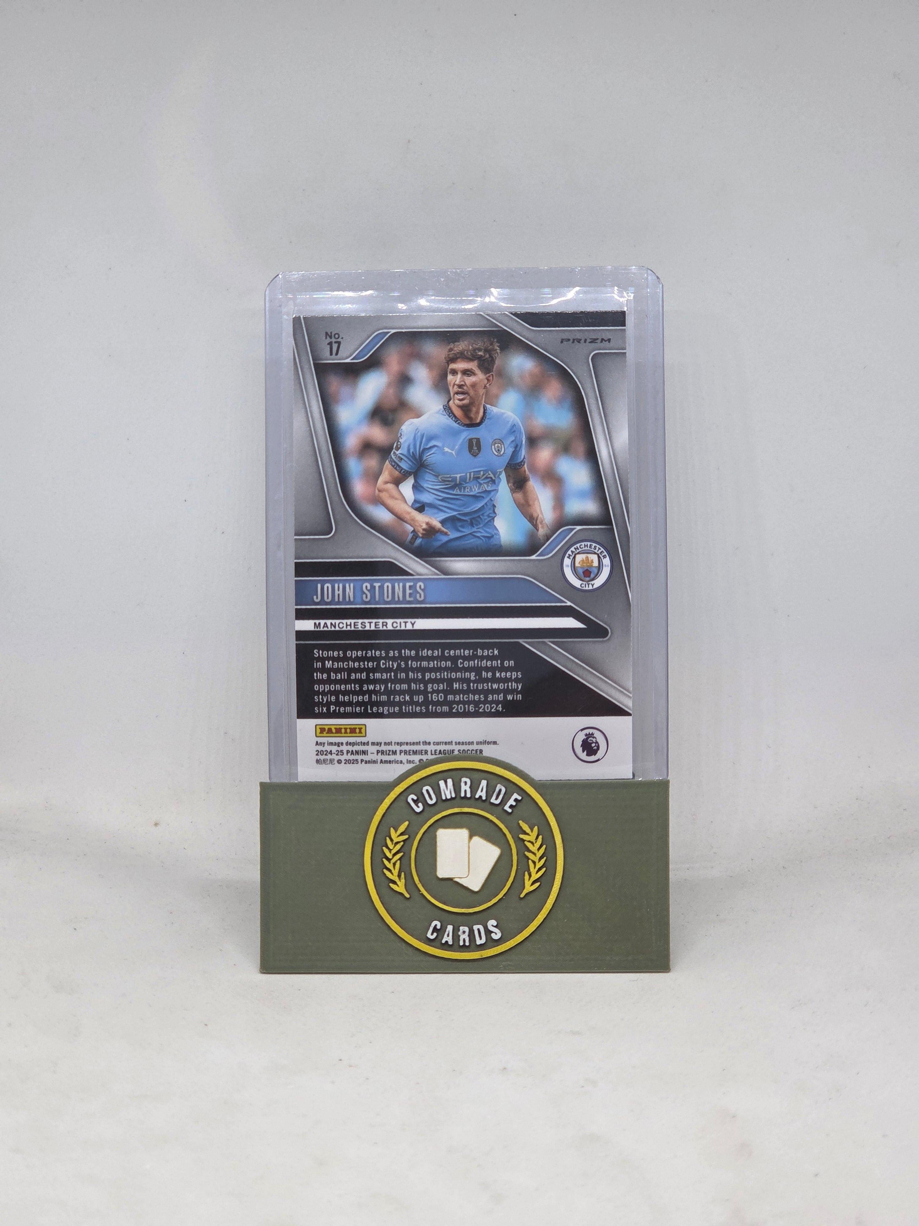John Stones (Man City) Tiger SSP Prizm Premier League 2024-2025