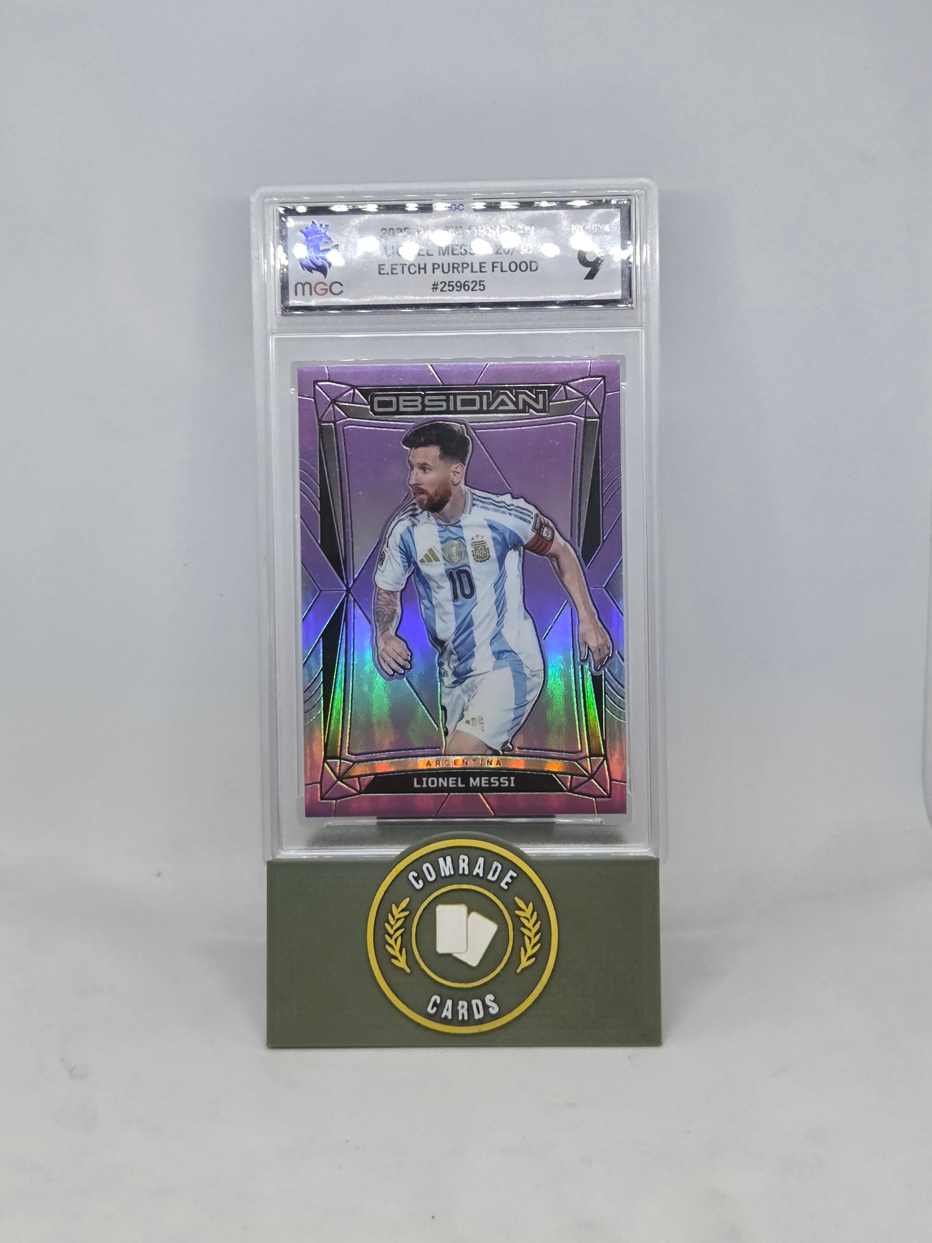 Lionel Messi (Argentina) 20/30 Obsidian 2024-2025 MGC 9