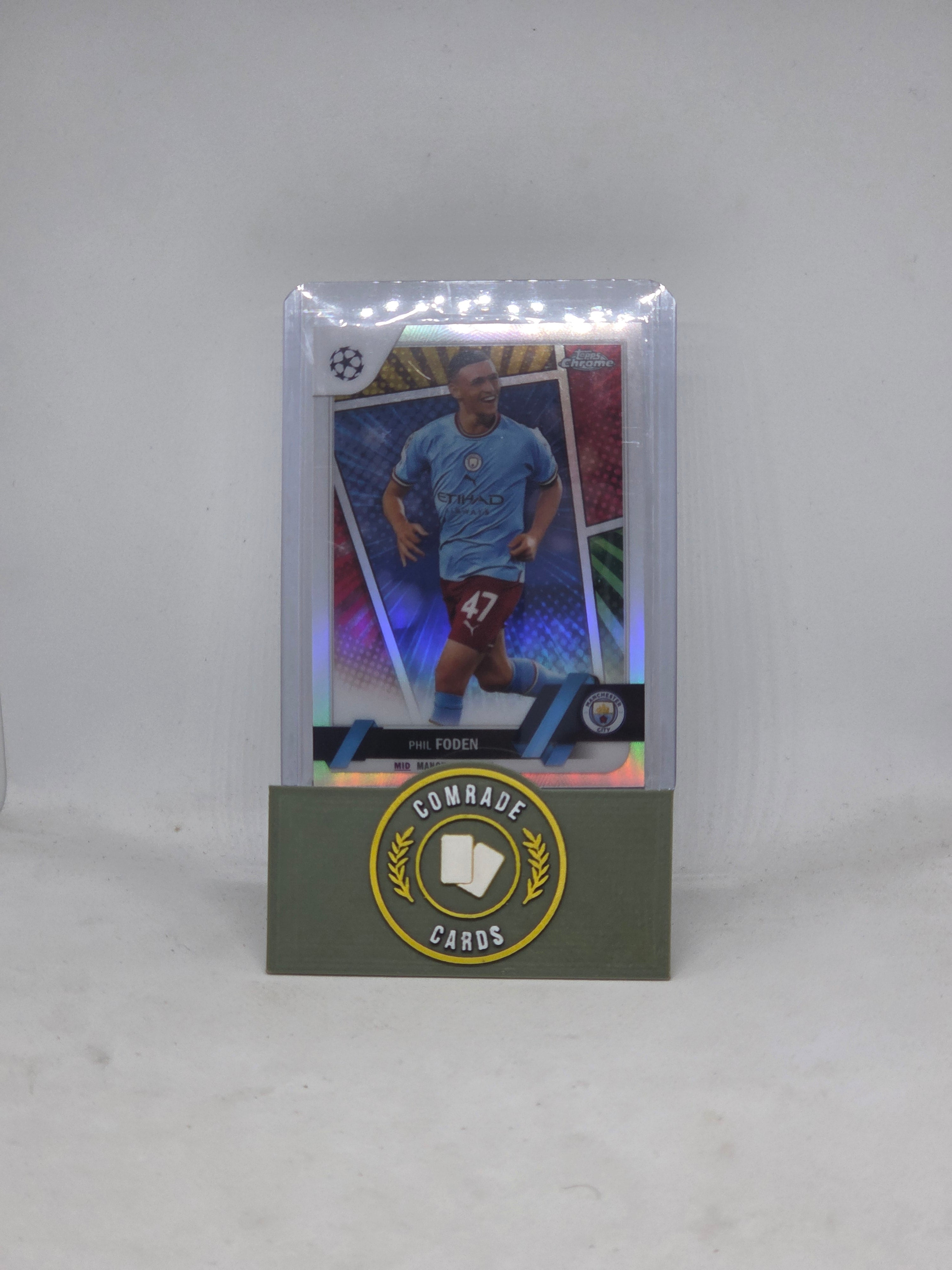 Phil Foden (Man City) Hero Variation SSP Topps Chrome 2022-2023