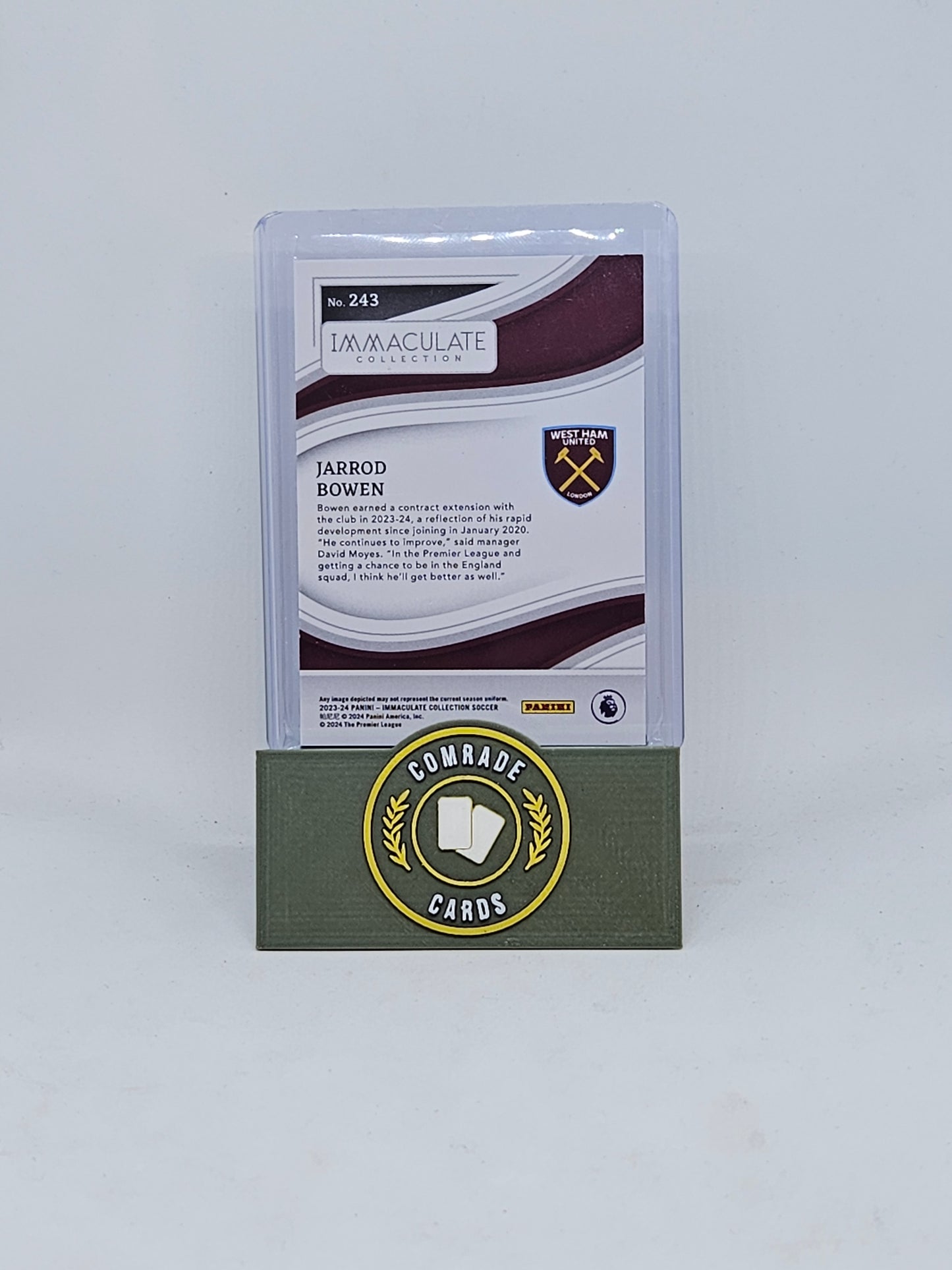 Jarrod Bowen (West Ham) 15/40 Immaculate 2023-2024