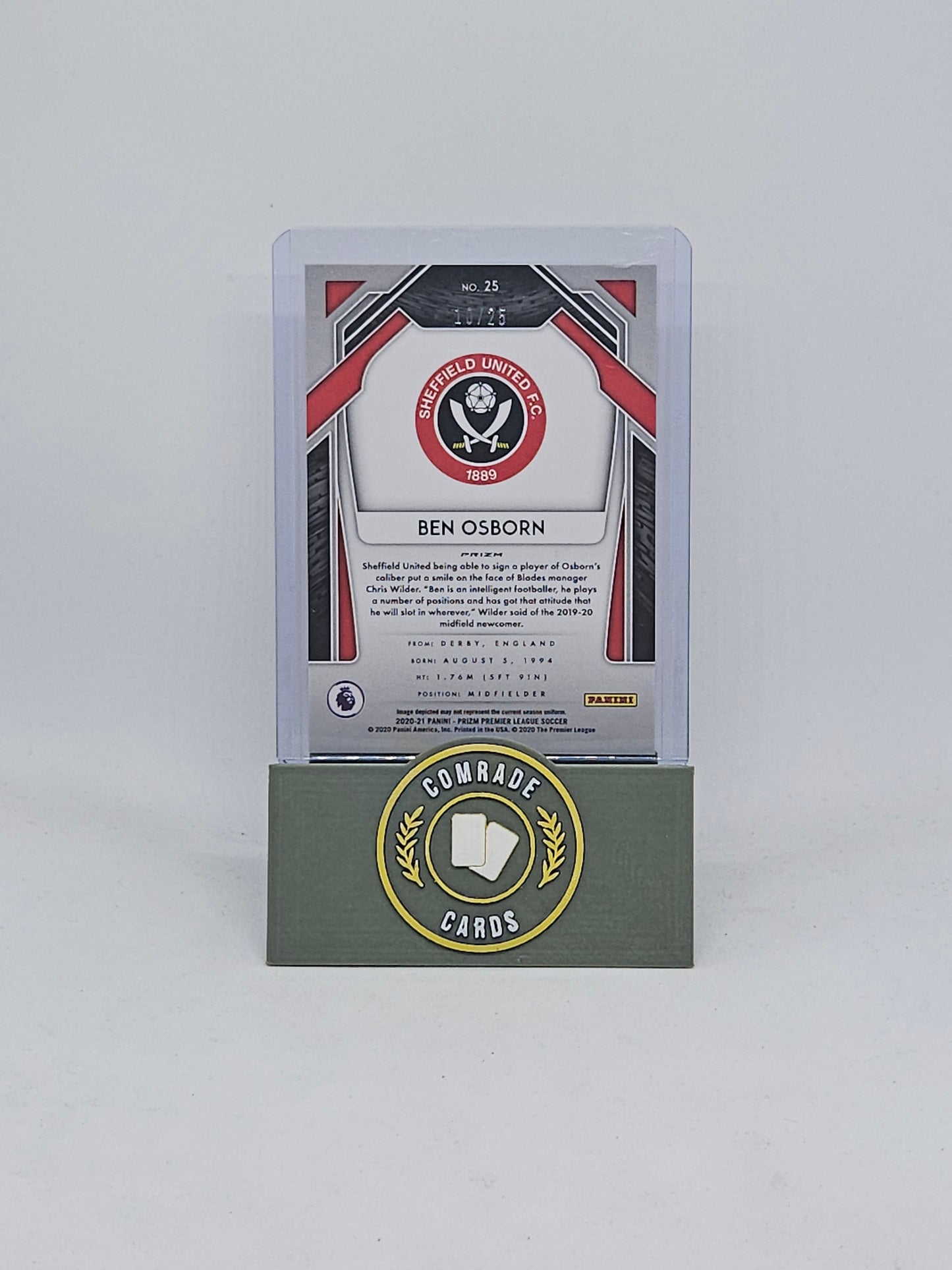 Ben Osborn (Sheffield United) 10/25 Prizm Premier League 2020-2021