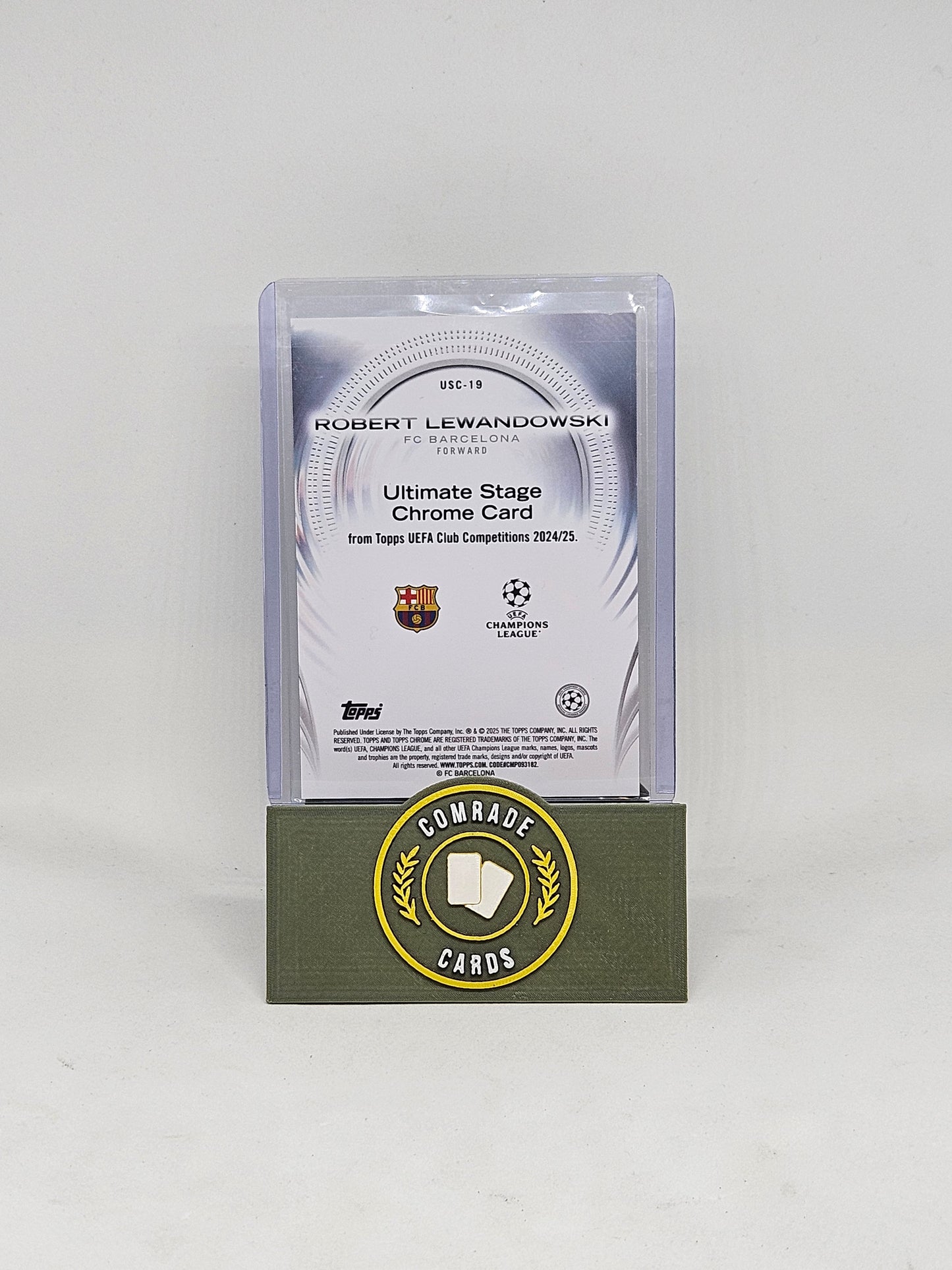 Robert Lewandowski (Barcelona) 48/99 Ultimate Stage Topps UCC 2023-2024
