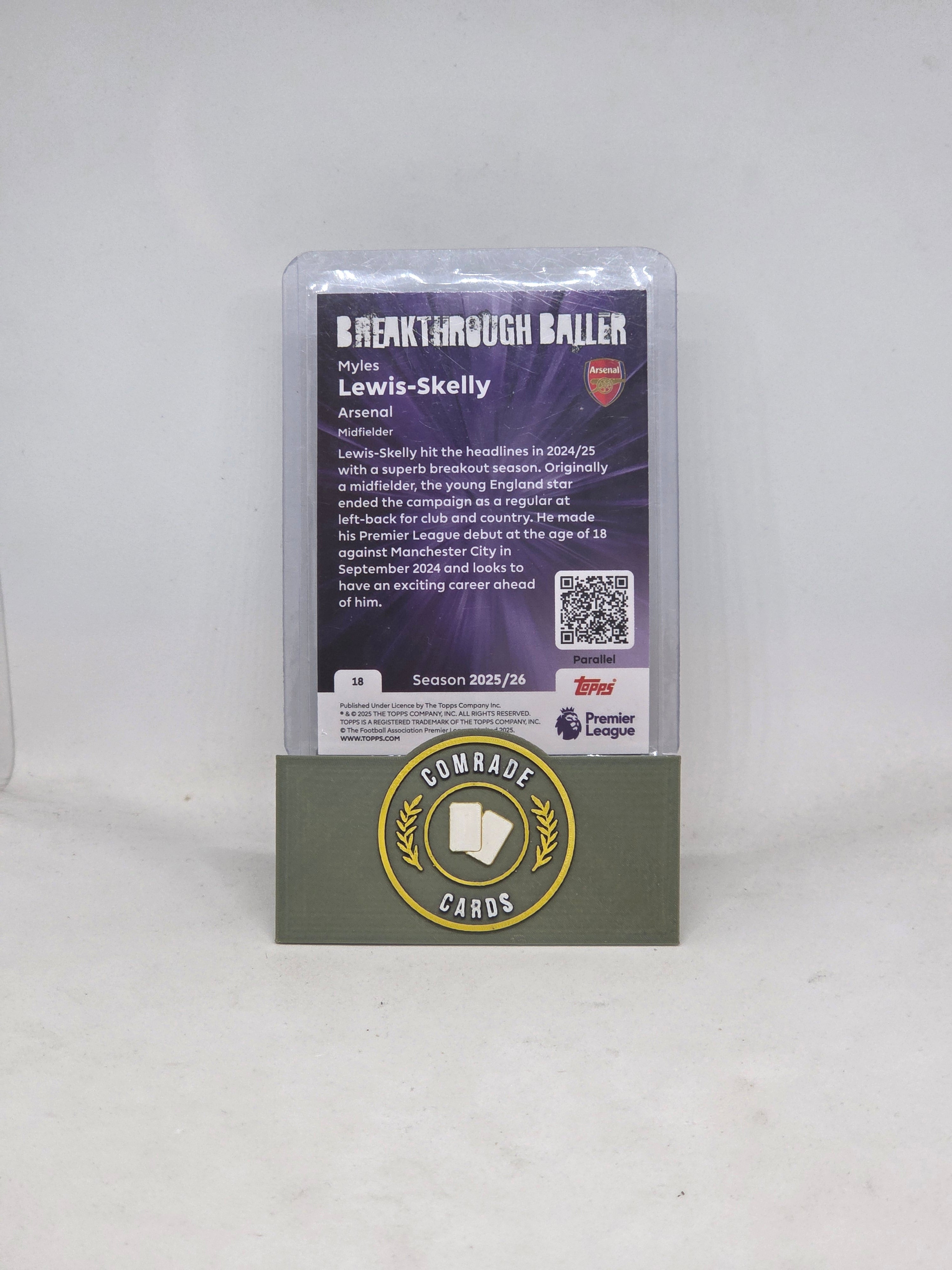 Lewis Skelly (Arsenal) 11/25 Topps Premier League 2025-2026
