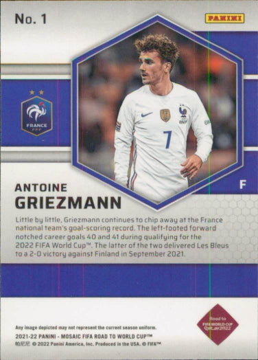 #1 Antoine Griezmann - France Base Mosaic Road To Fifa World Cup 2021-2022