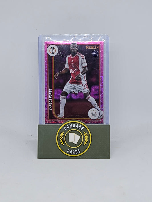 Carlos Forbs (Ajax) 142/275 Topps Merlin Chrome 2023-2024