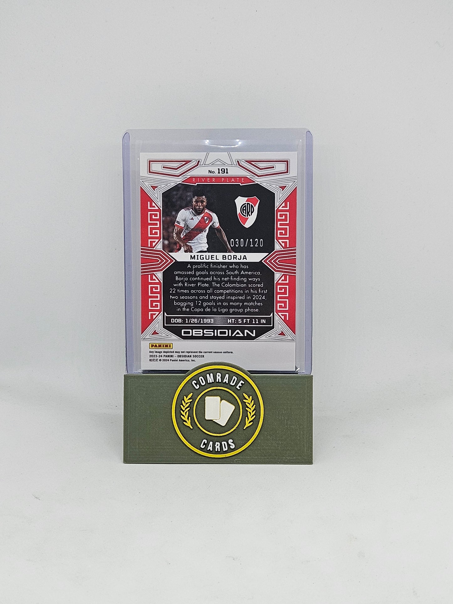 Miguel Borja (River Plate) 030/120 Obsidian 2023-2024