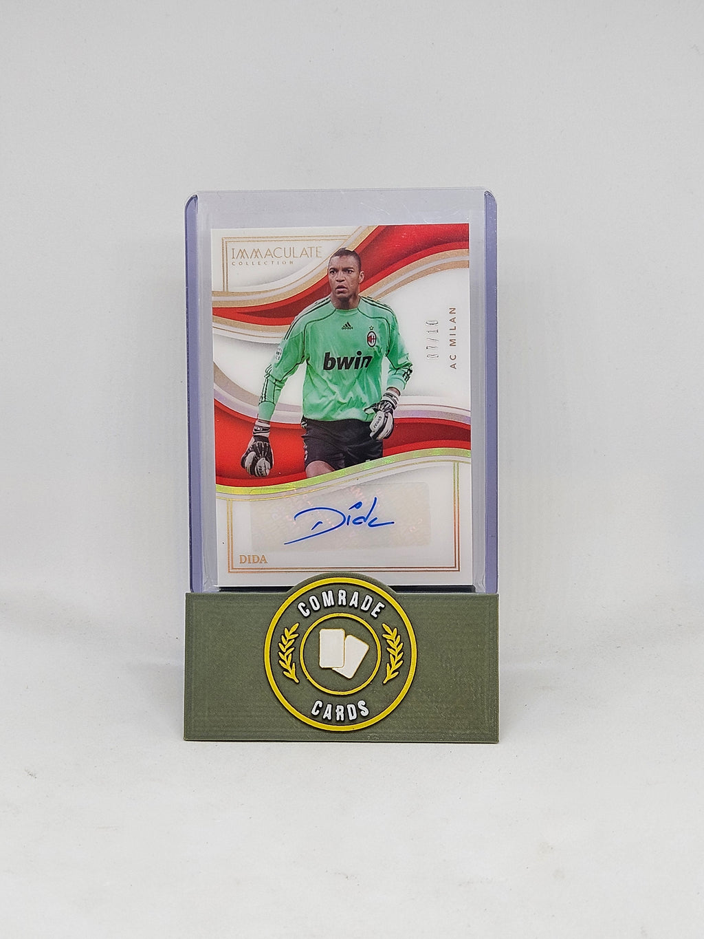 Dida (AC Milan) 07/10 Autographed Card Immaculate 2023-2024