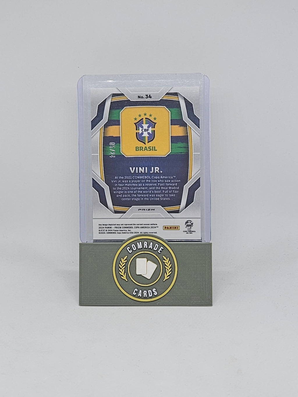 Vini Jr (Brazil) 05/24 Prizm Copa America 2024