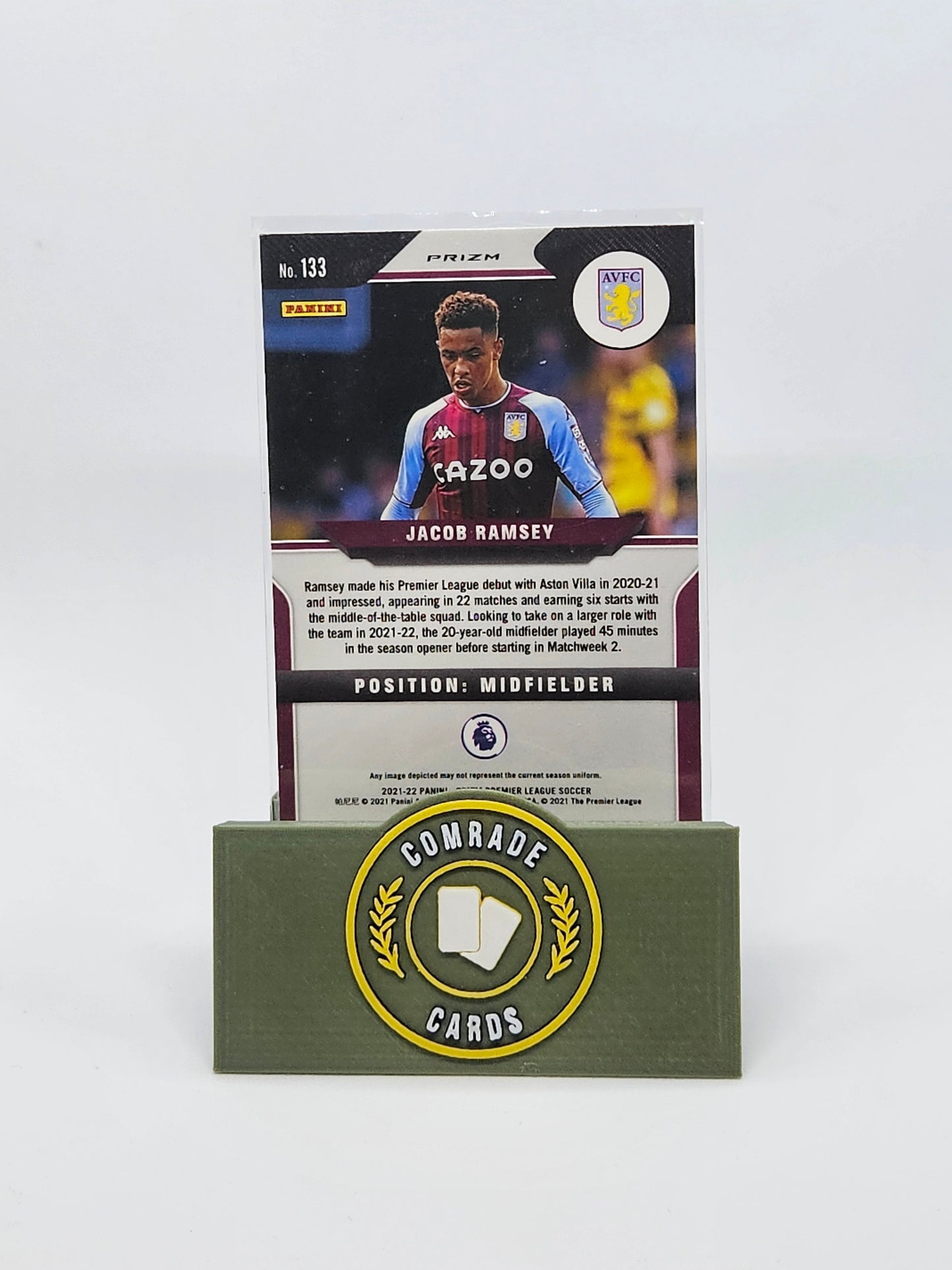 Jacob Ramsey (Aston Villa) Parallel Prizm Premier League 2021-2022