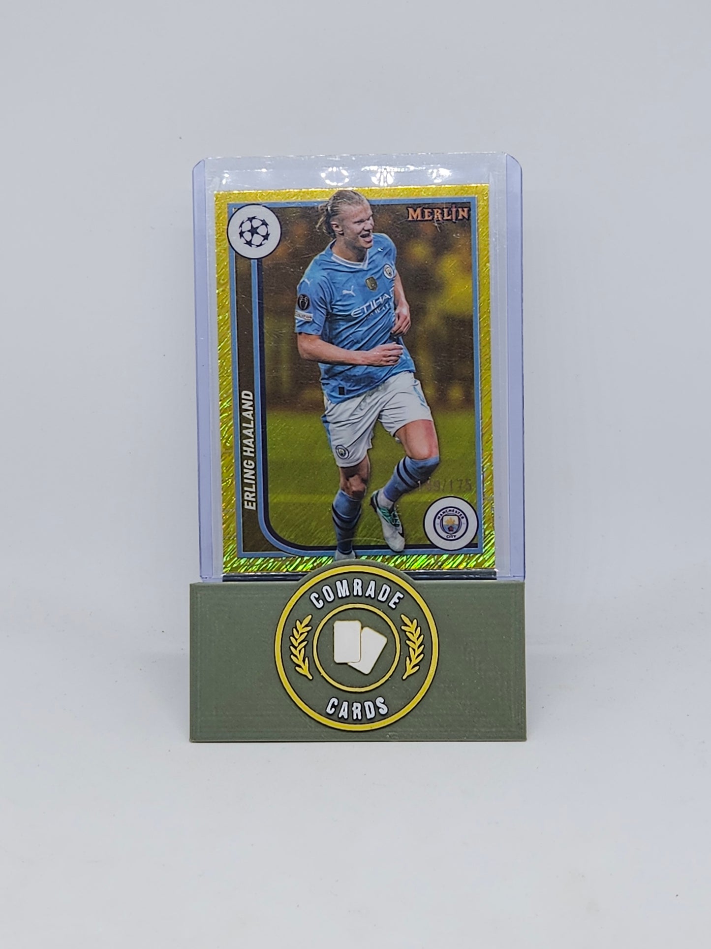 Erling Haaland (Man City) 149/175 Topps Merlin Chrome 2023-2024