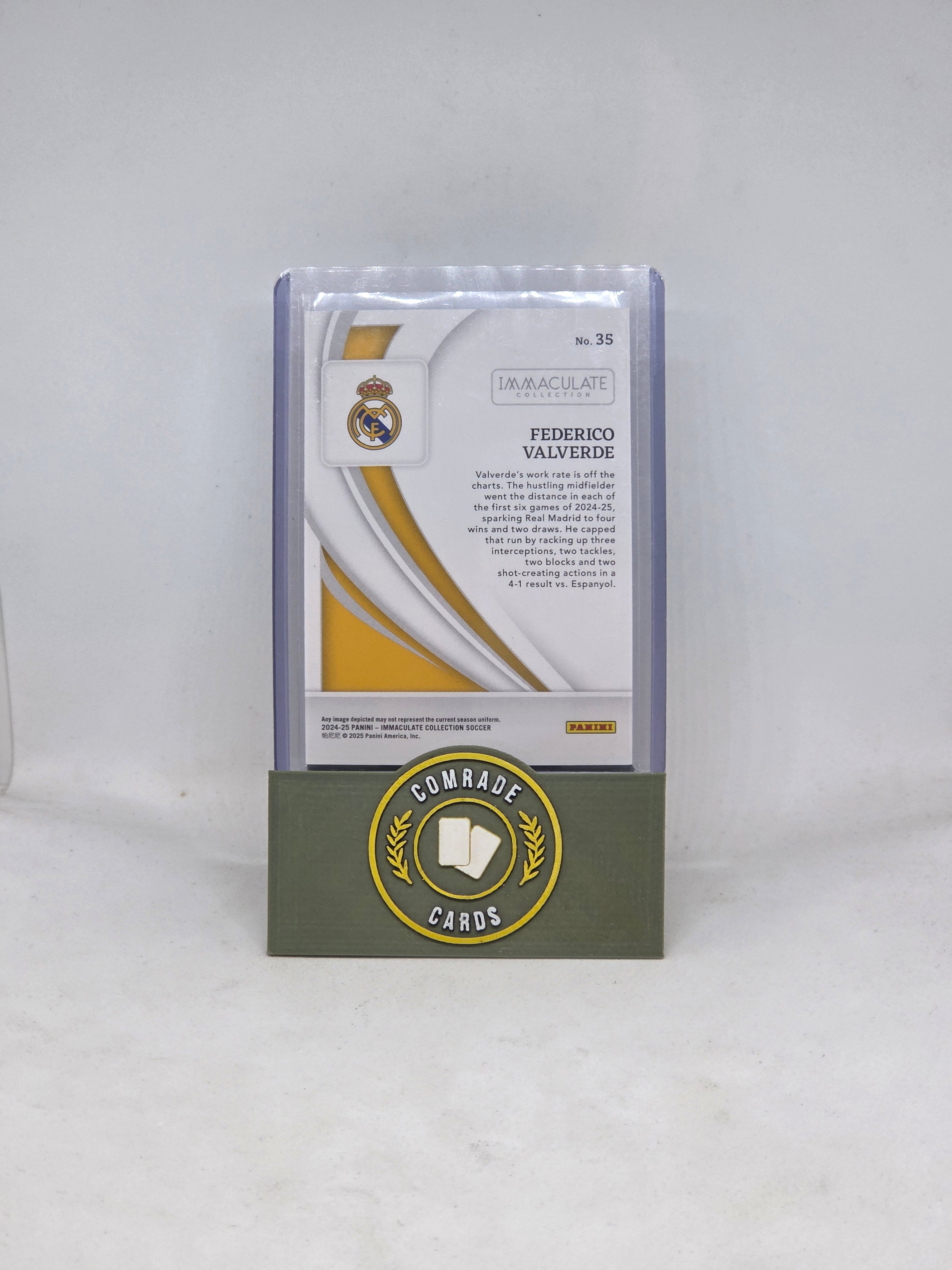 Federico Valverde (Real Madrid) 02/10 Immaculate 2024-2025