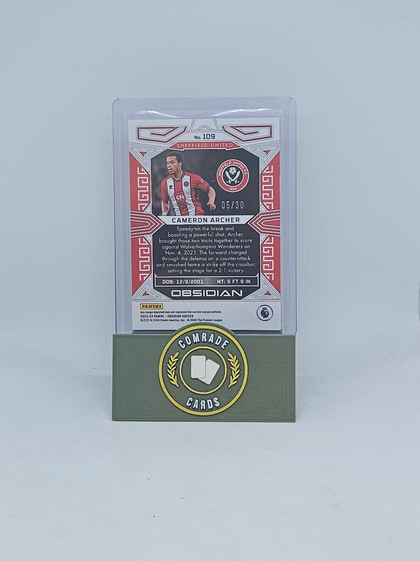 Cameron Archer (Sheffield United) 05/30 Obsidian 2023-2024
