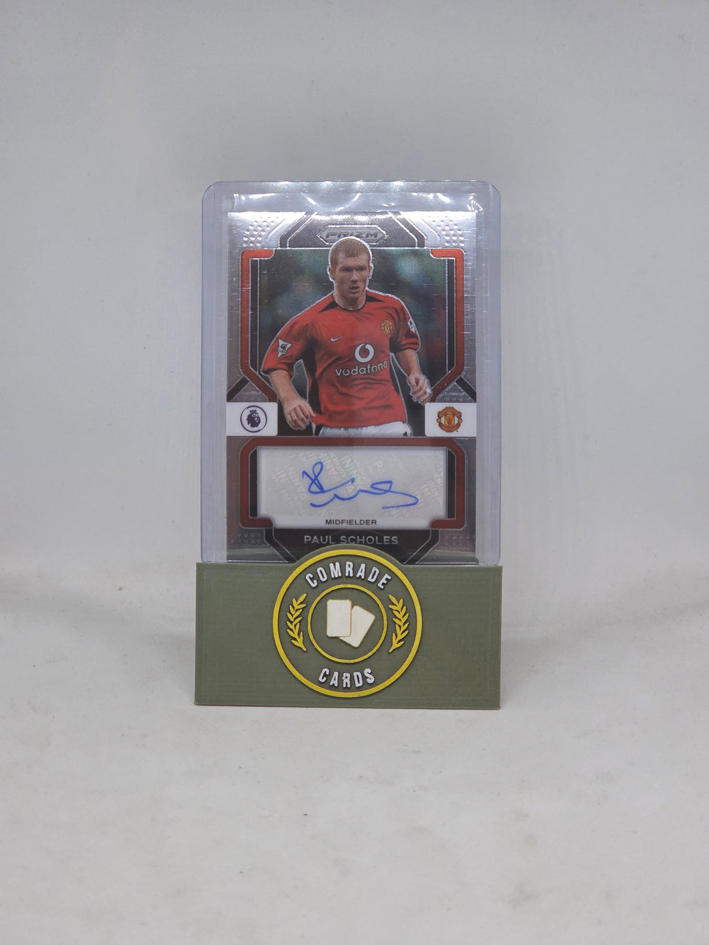 Paul Scholes (Man United) Autographed Card Prizm Premier League 2022-2023