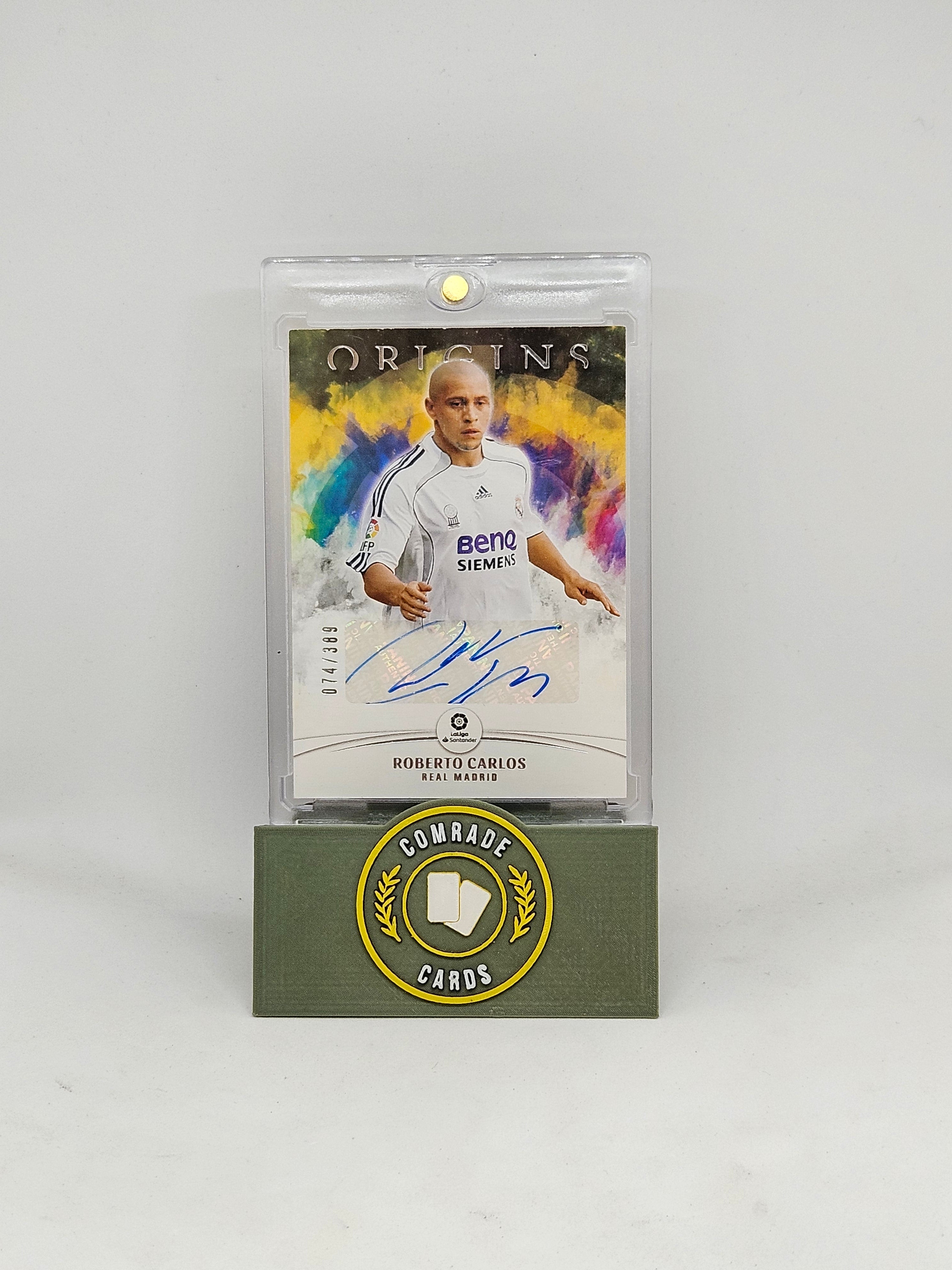 Roberto Carlos (Real Madrid) 074/389 Autographed Card Chronicles 2021-2022