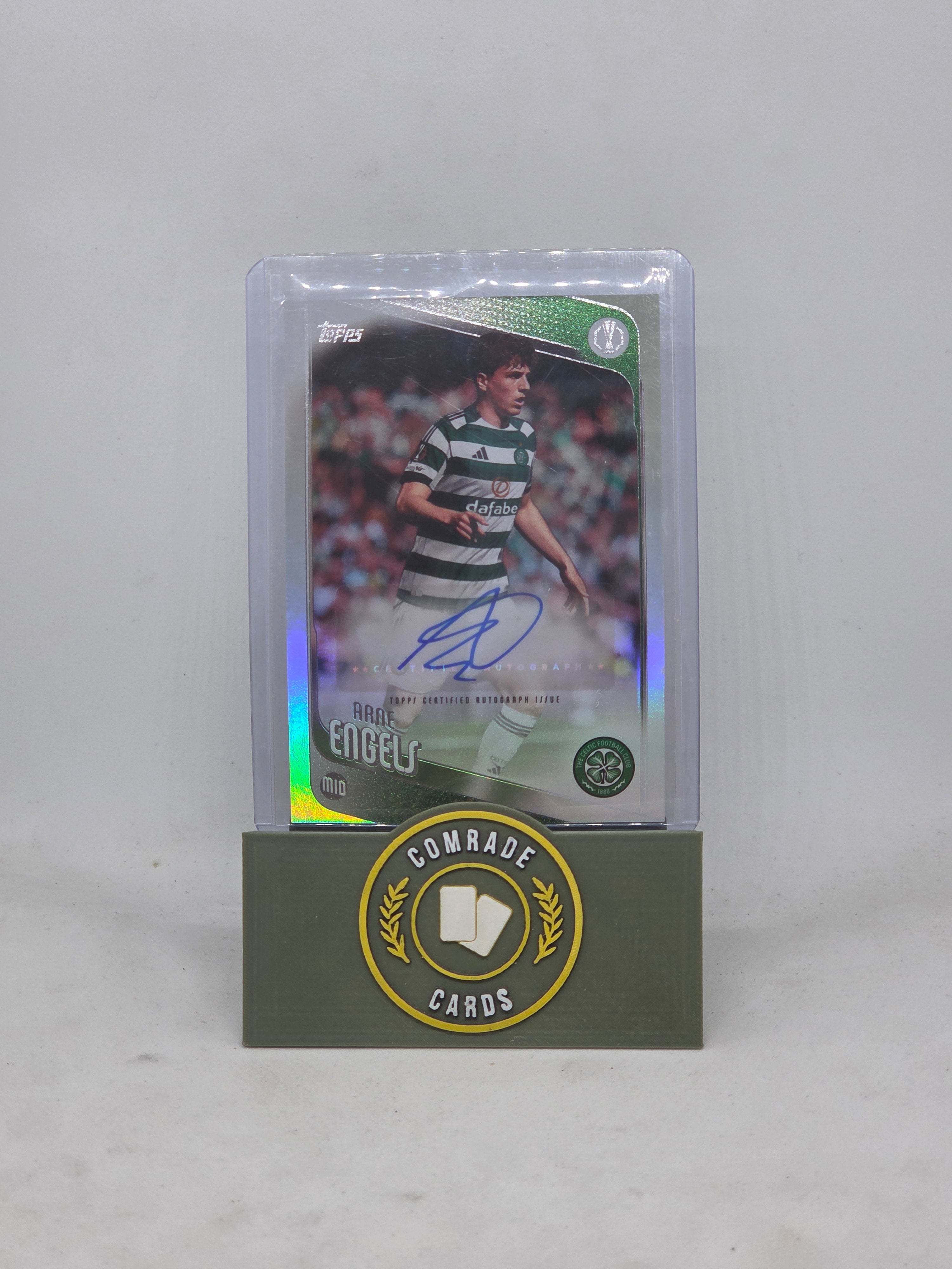 Arne Engels (Celtic) Autographed Card Topps UCC 2025-2026