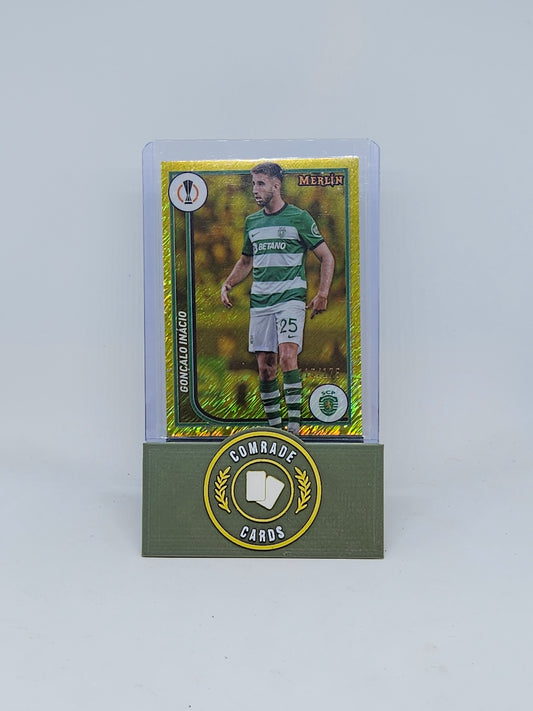 Goncalo Inacio (Sporting) 115/175 Topps Merlin Chrome 2023-2024