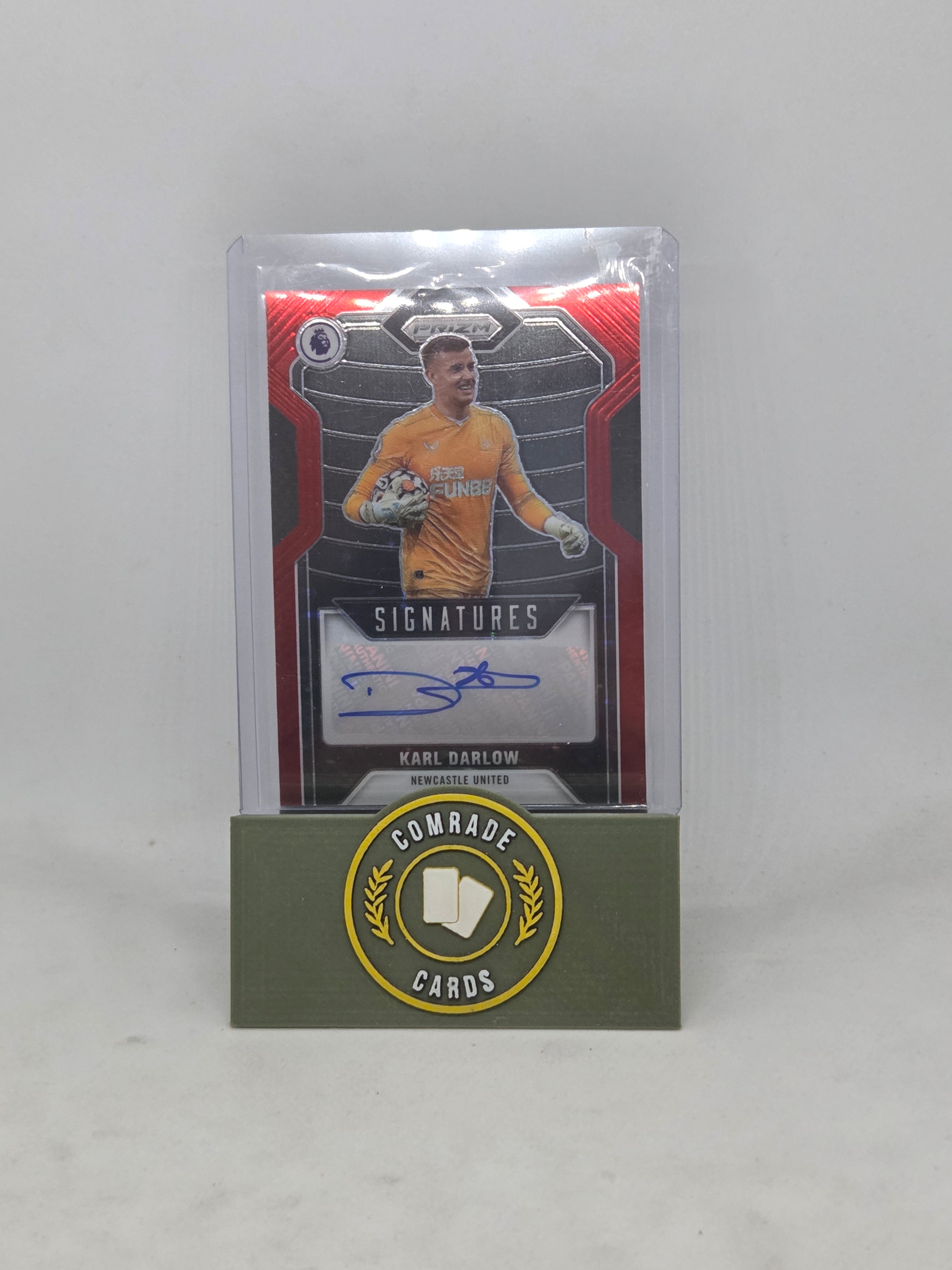 Karl Darlow (Newcastle) Autographed Card Prizm Premier League 2021-2022
