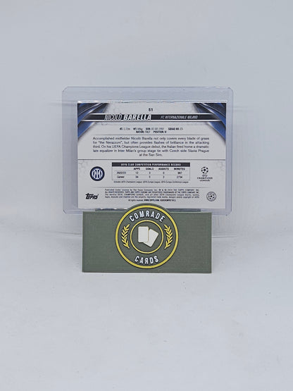 Nicolo Barella (Inter Milan) 19/25 Topps Sapphire 2023-2024