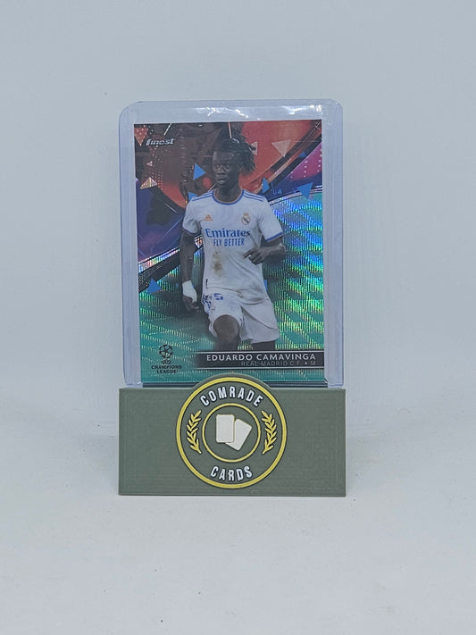 Edouardo Camavinga (Real Madrid) 07/75 Topps Finest 2021-2022
