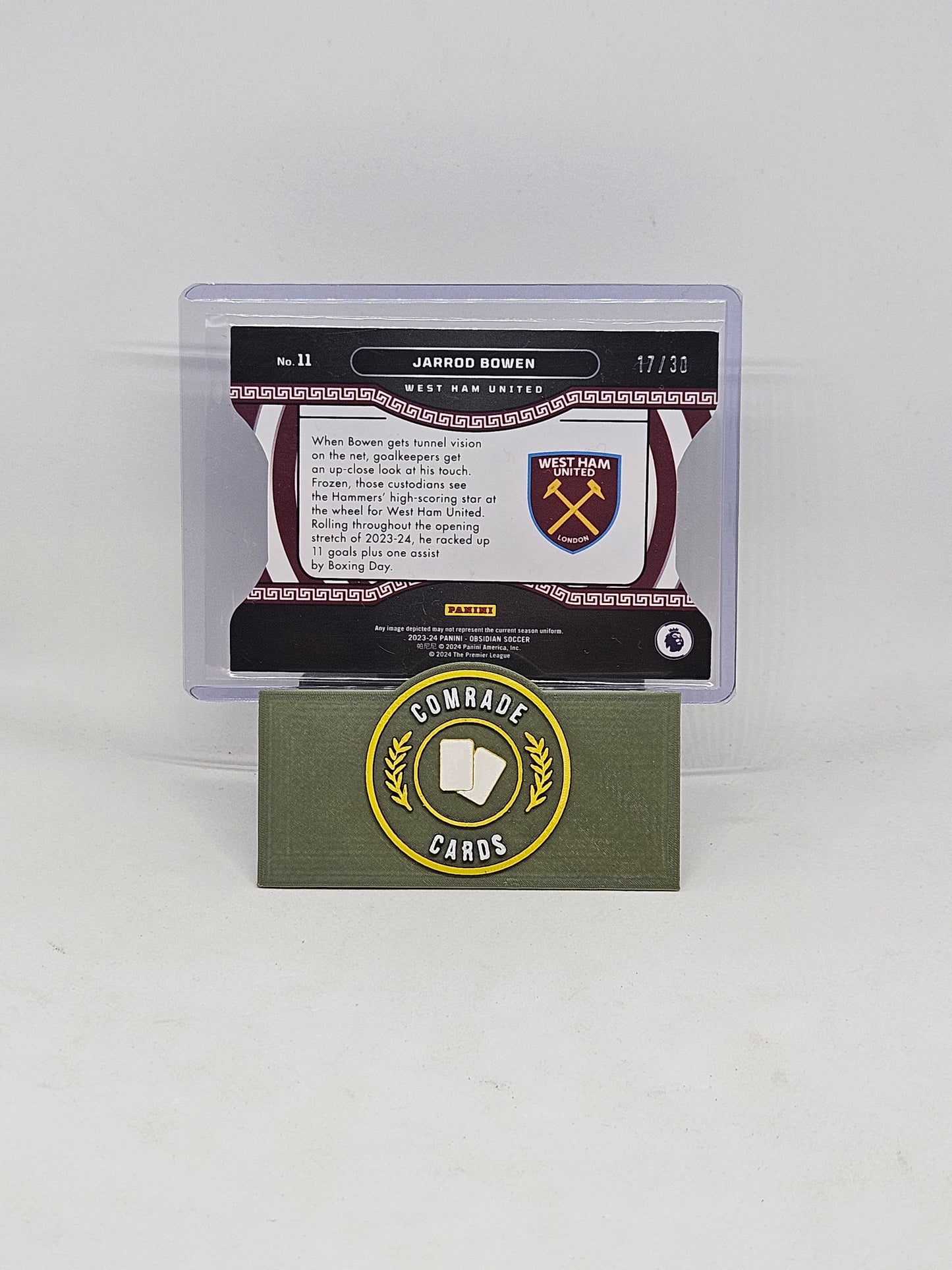 Jarrod Bowen (West Ham) 17/30 Obsidian 2023-2024
