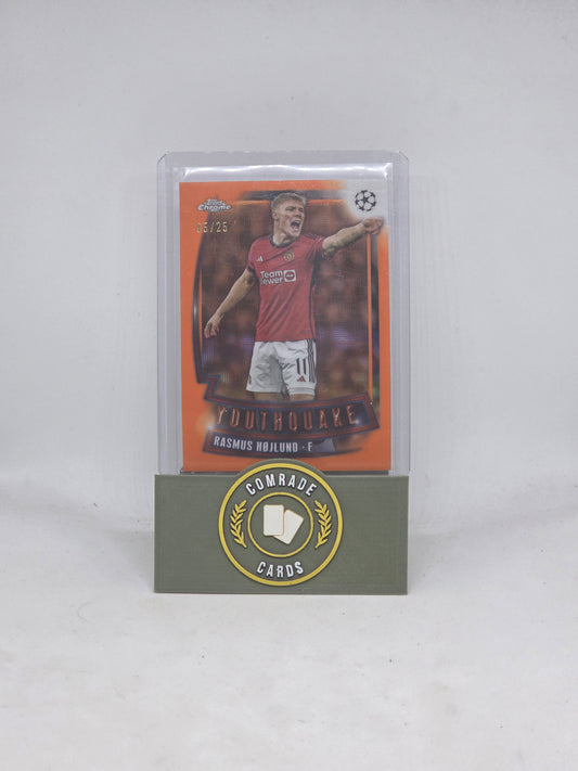 Rasmus Hojlund (Man United) 05/25 Topps Chrome 2023-2024